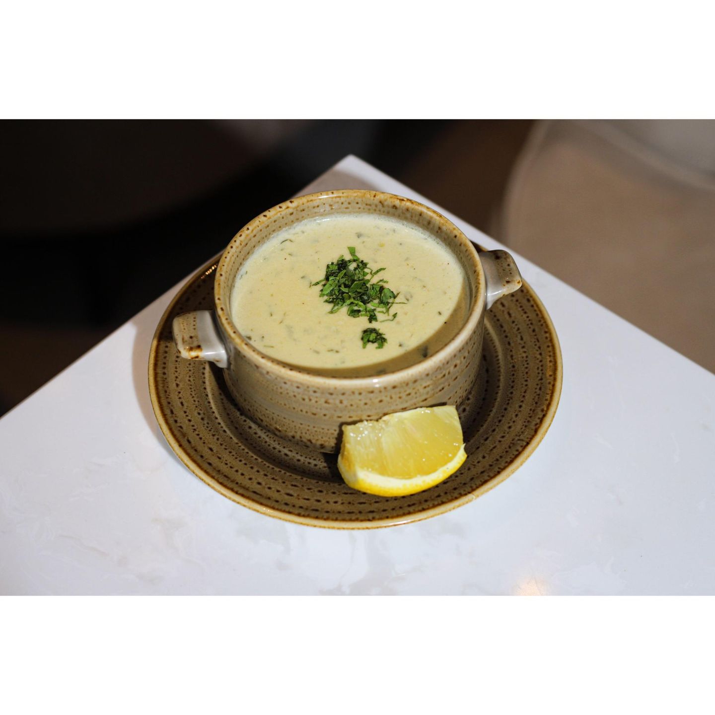 شوربة كريمة الدجاج