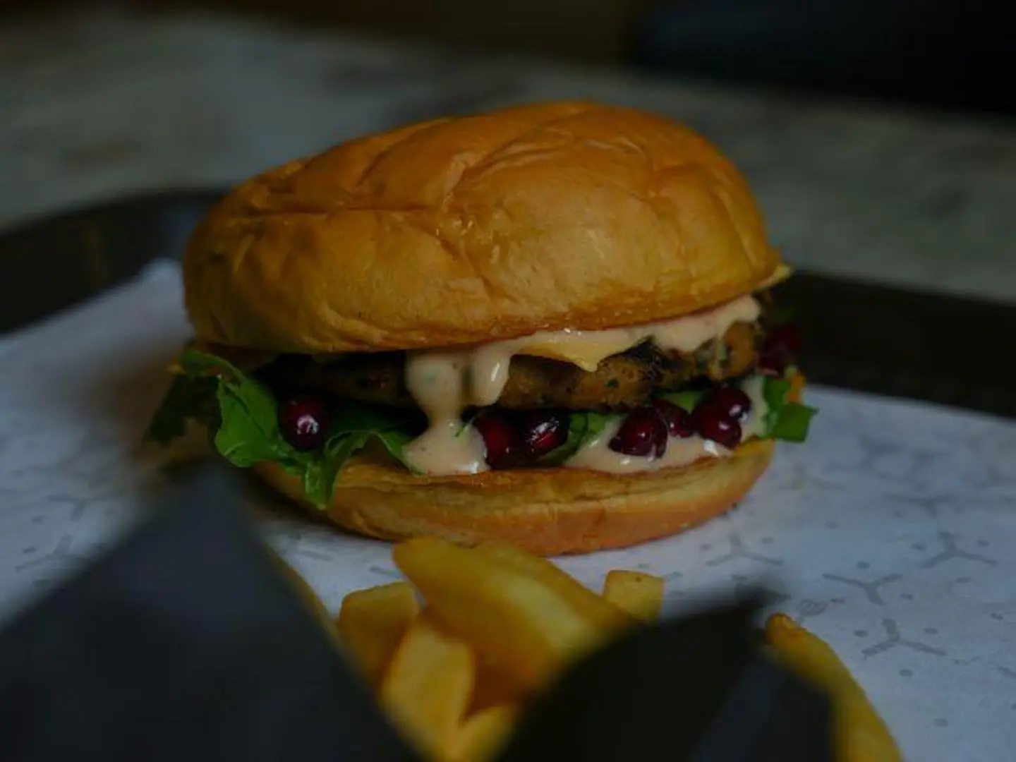 برجر رمان لحم