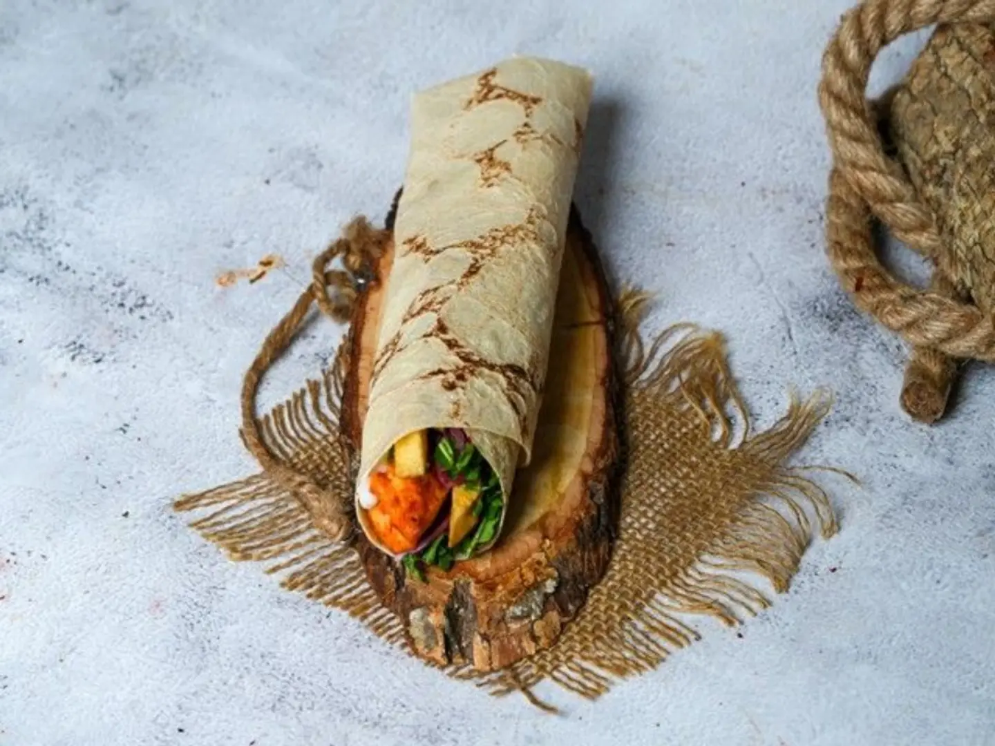 Spicy Intabli Kabab Sandwich