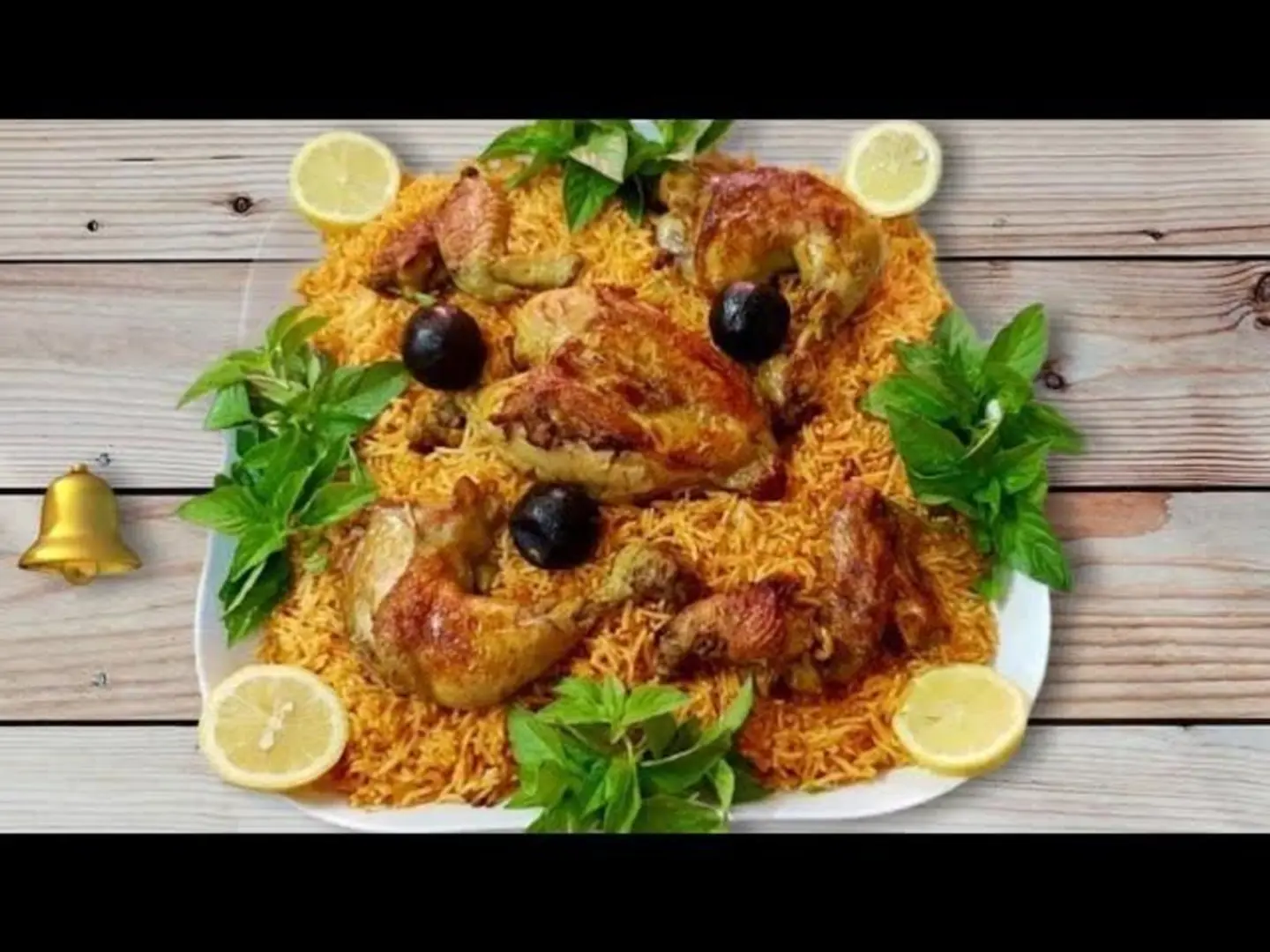 Half Fried Chicken With Rice