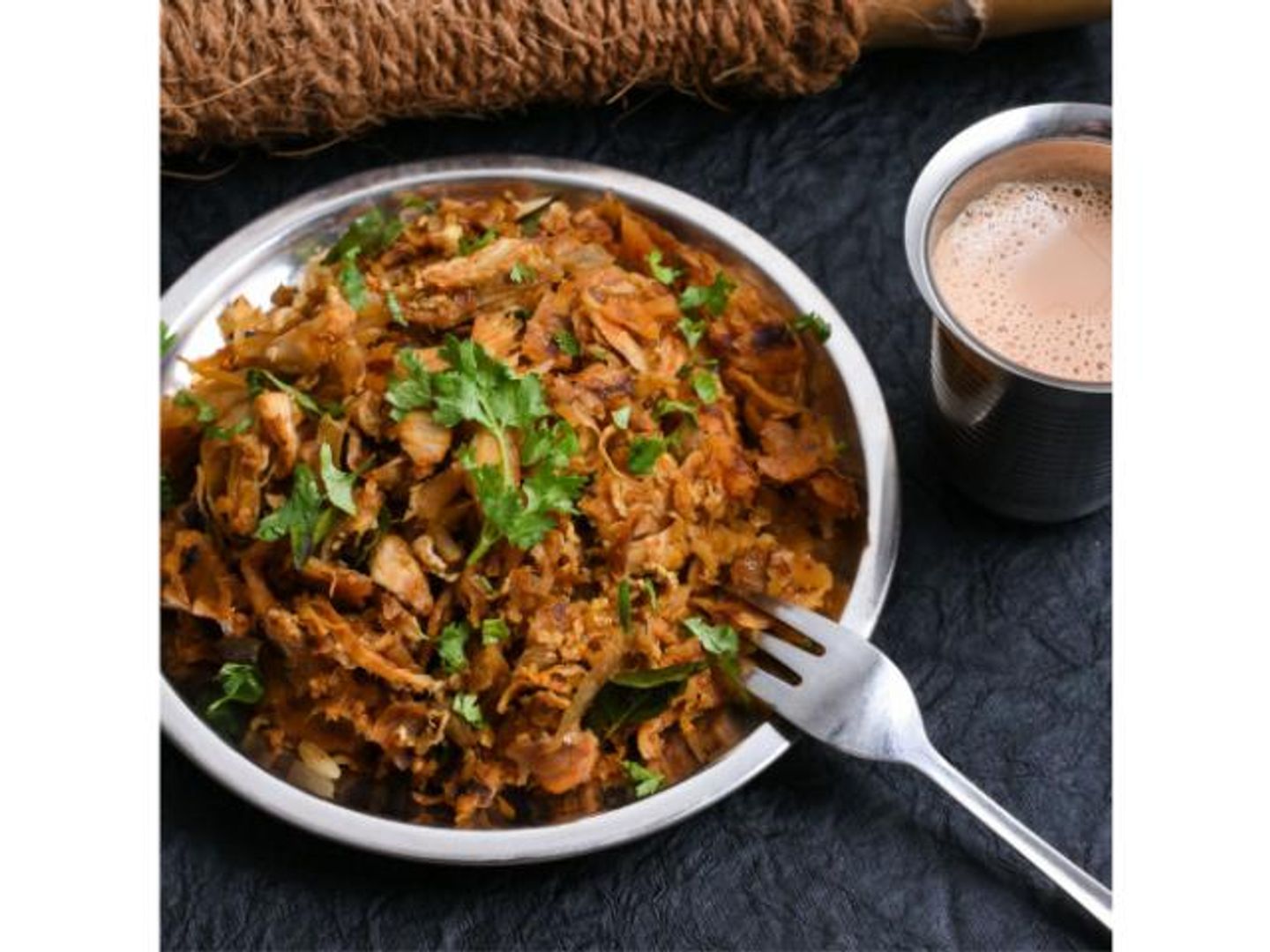 Kothu Parotta With Chicken