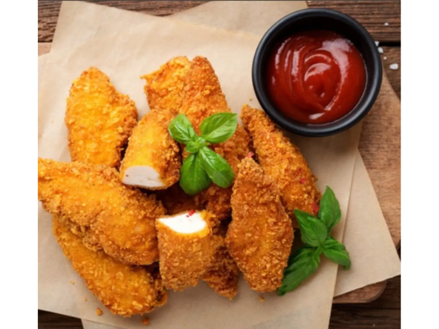 أصابع الدجاج المقرمشة