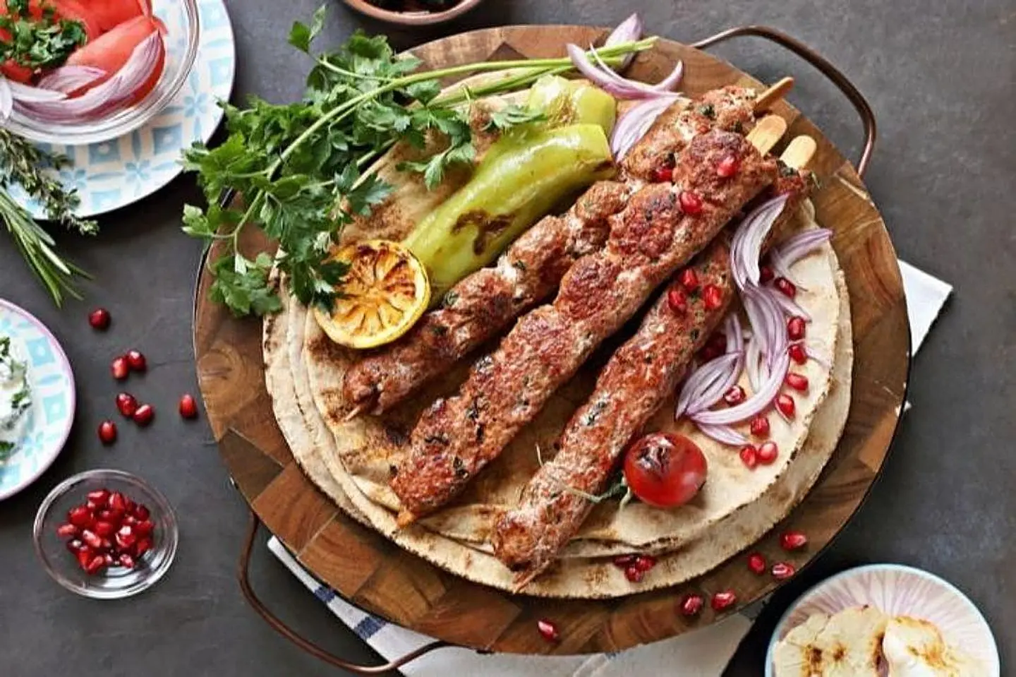 كباب لحم واحد متر