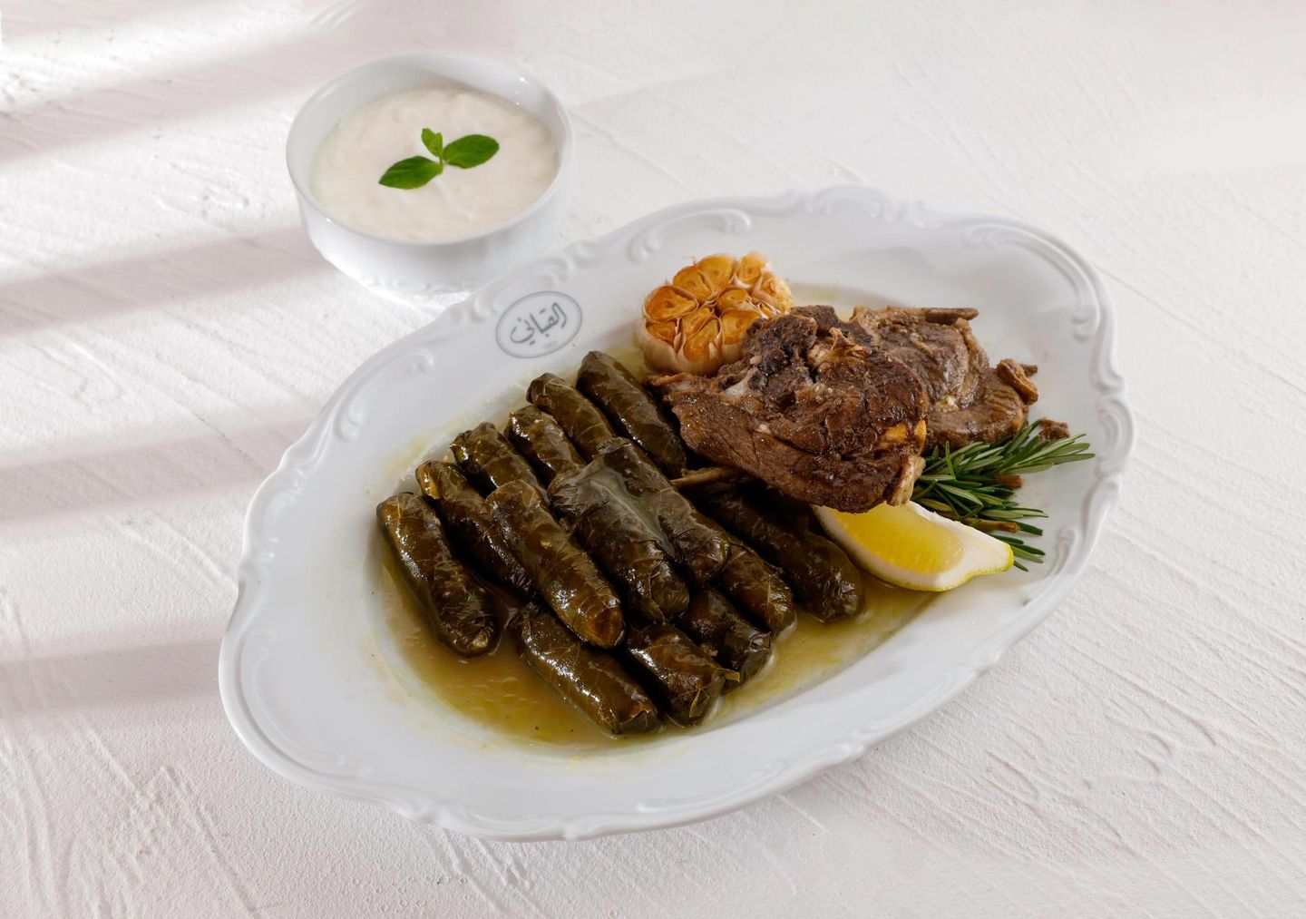 Grape Leaves With Meat And Ribs