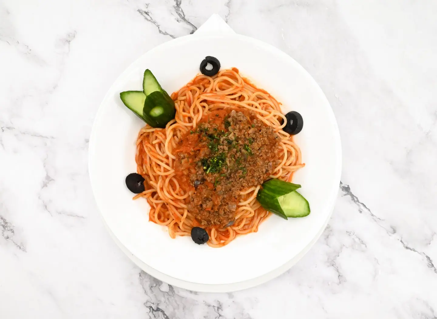 Pasta With Sauce With Minced Meat