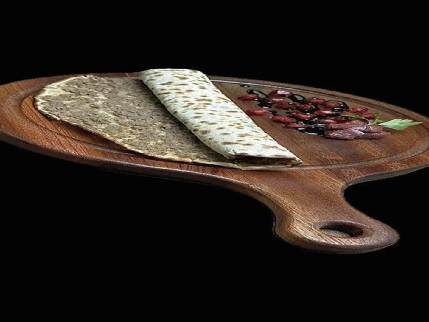 Chicken And Pomegranate Molasses Sandwich