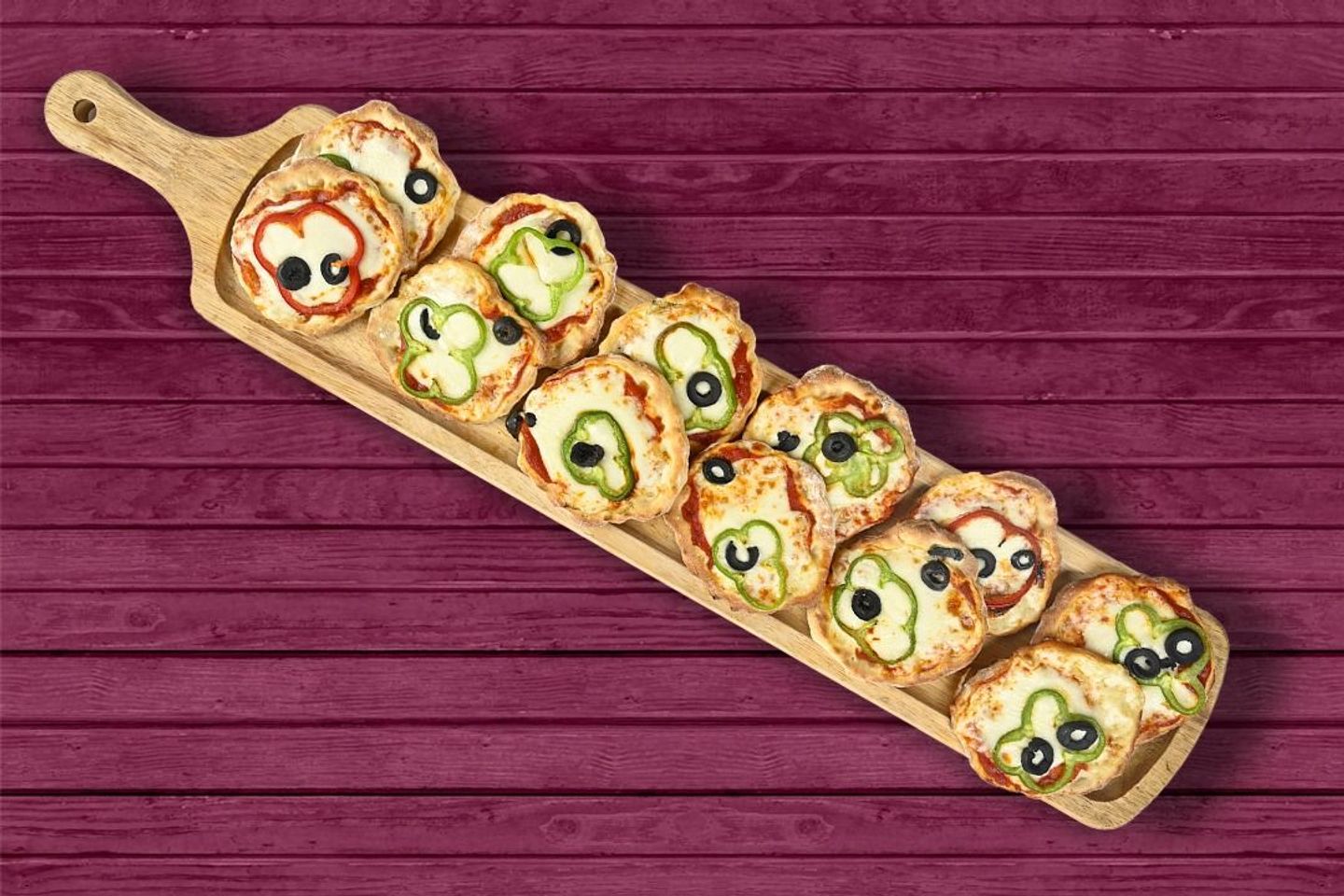 ميني بيتزا خضار