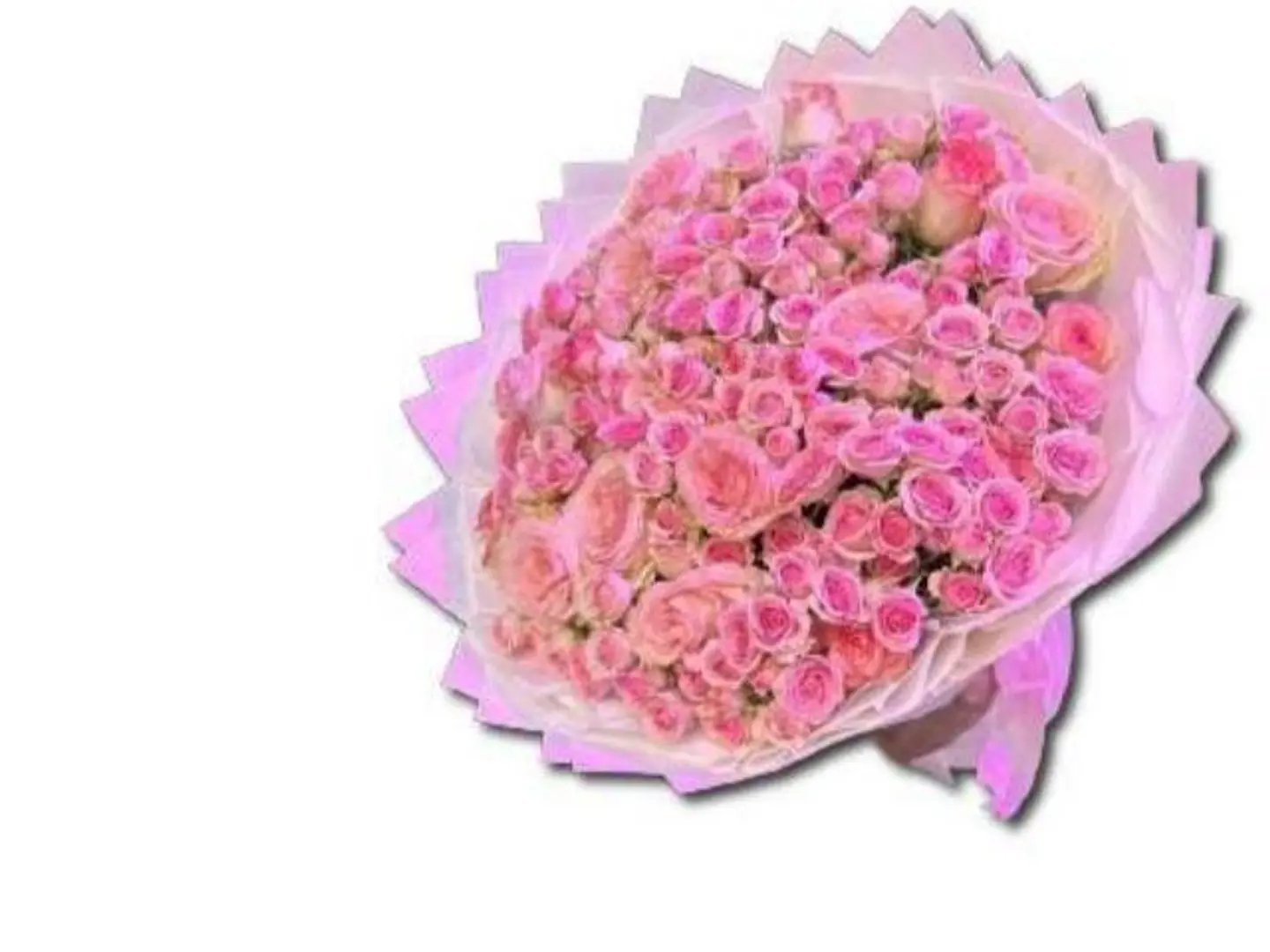 بوكيه الطبيعة الوردية