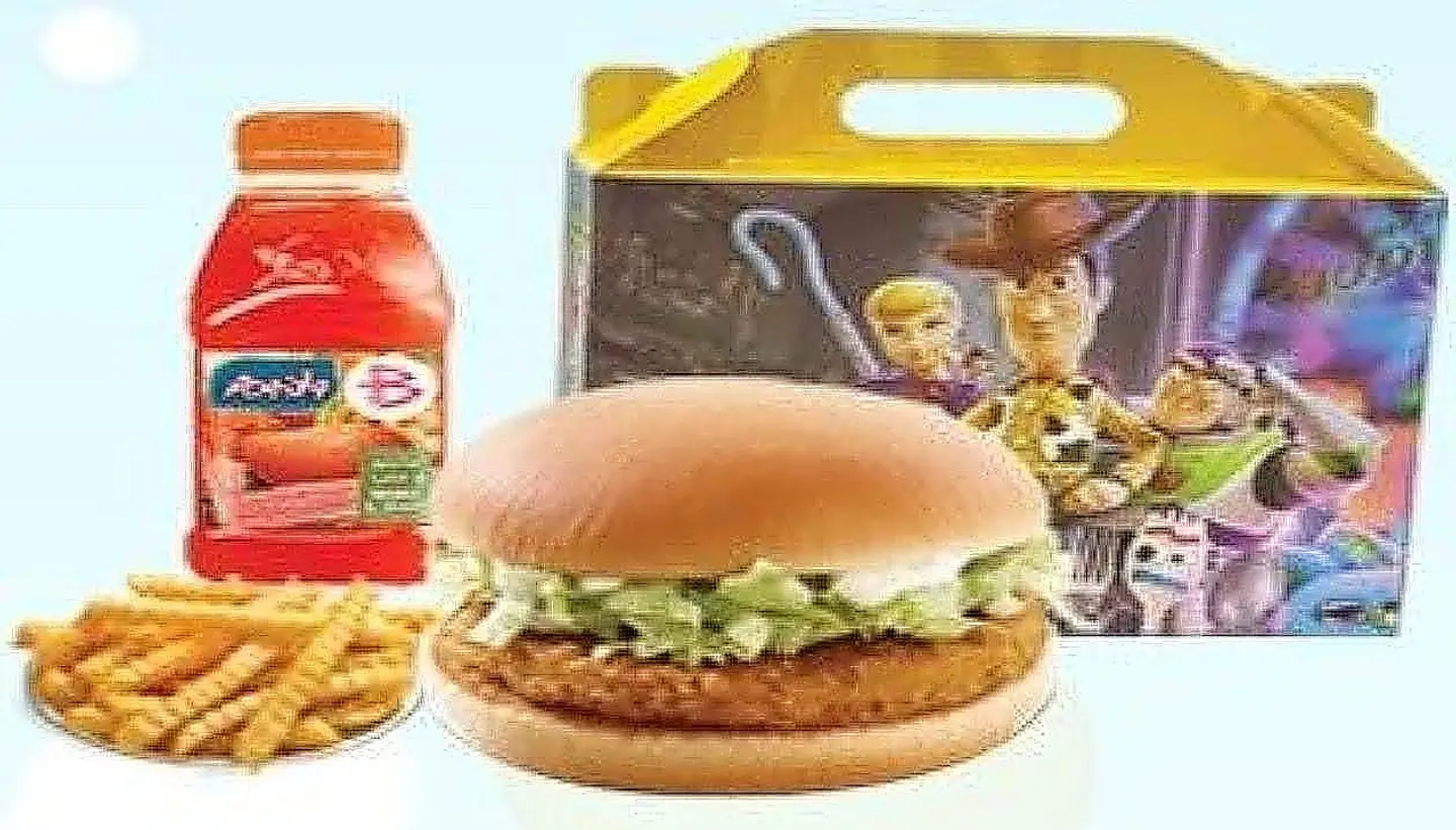 وجبة تشيكن برجر للأطفال