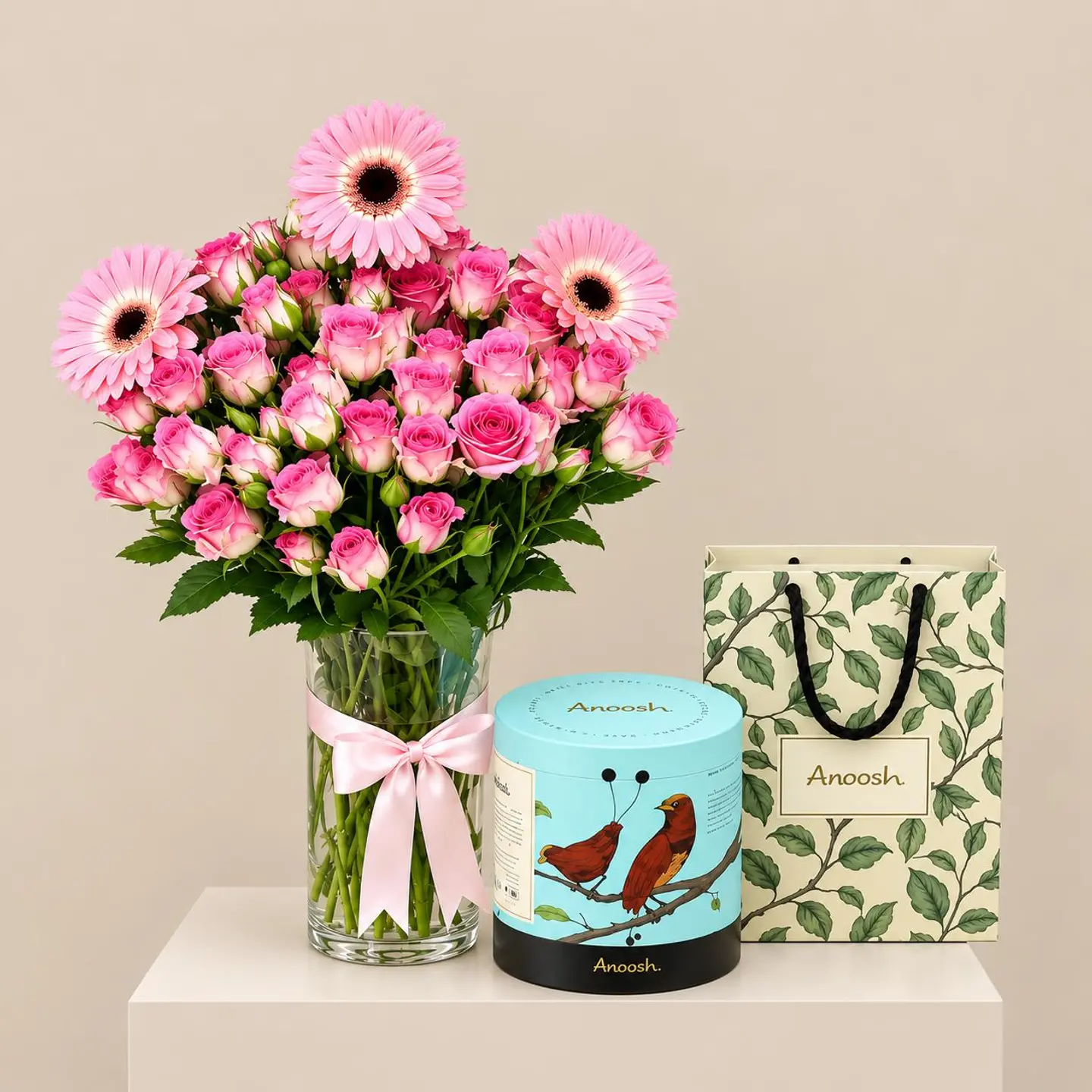 Gerbera Elegance With Anoosh