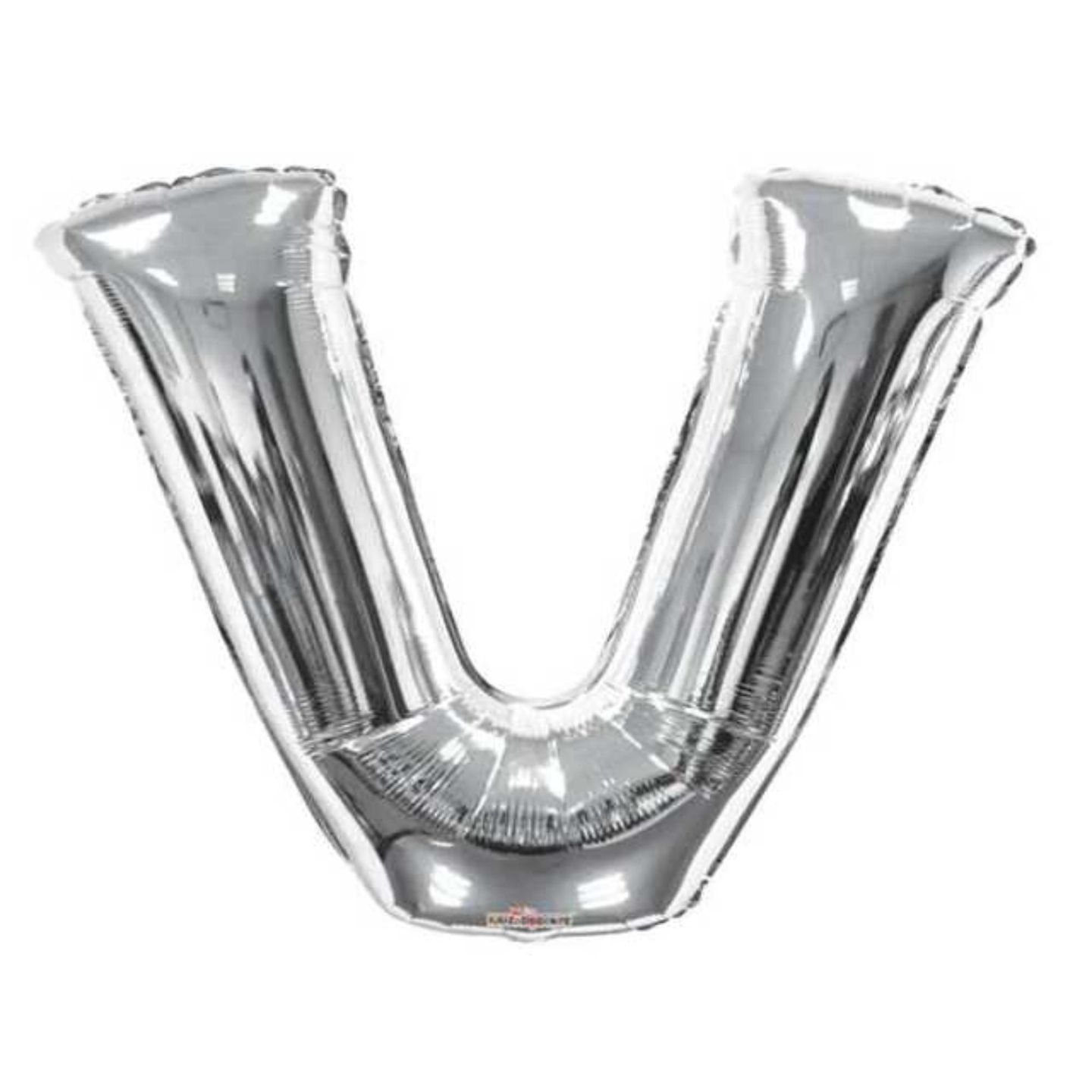 Letter V Helium Tin