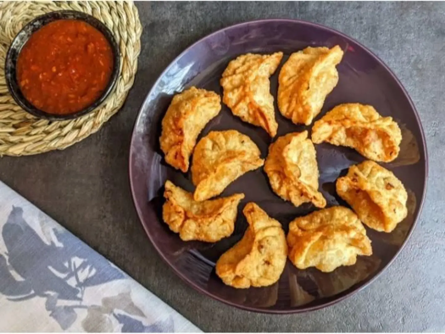 Veg Momos Fried