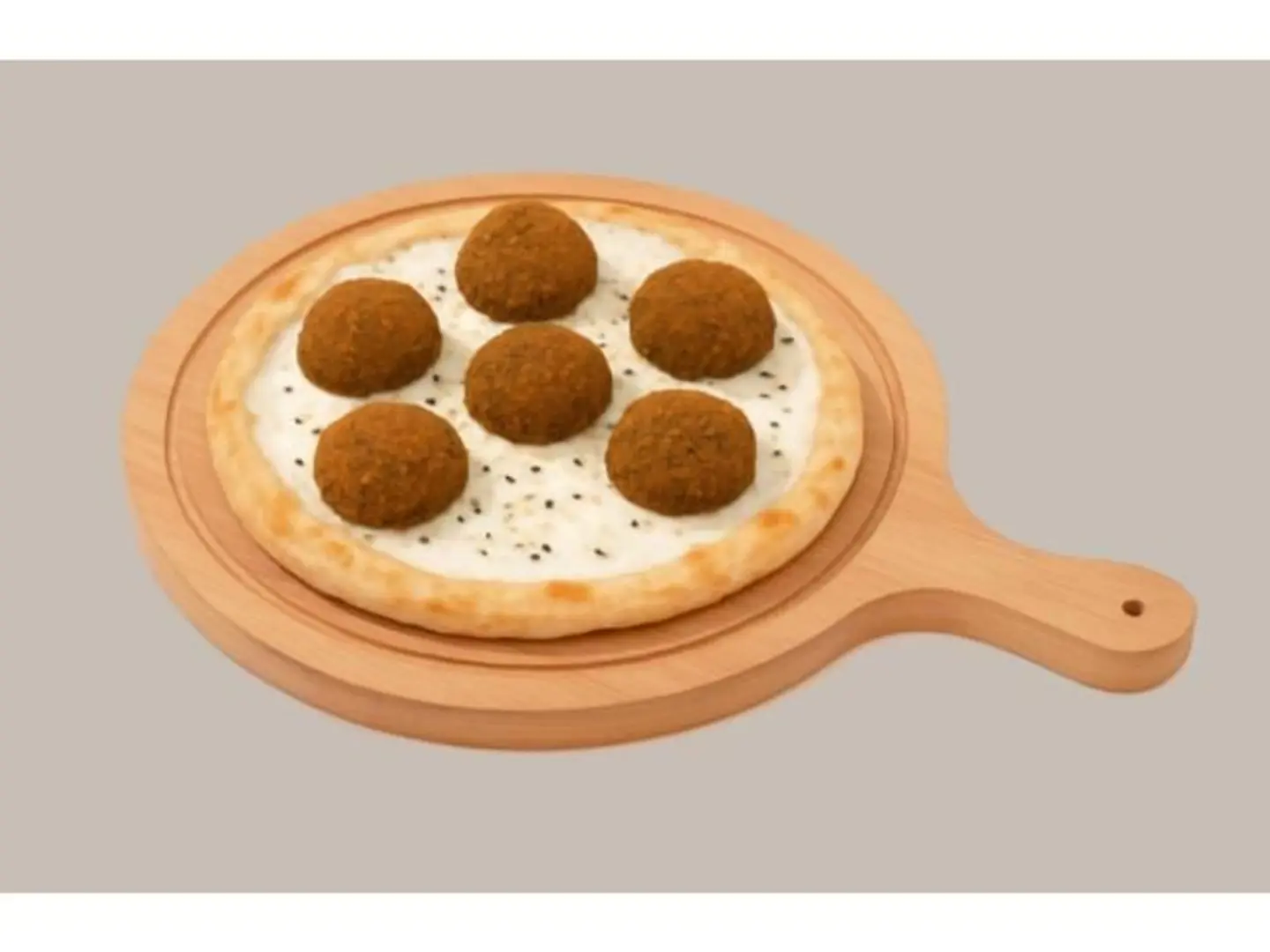 فطيرة لبنة فلافل