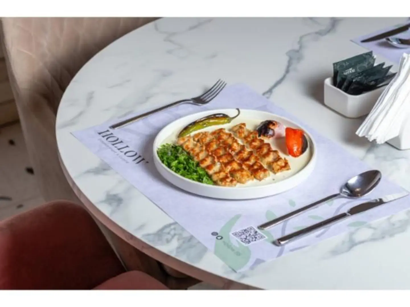 كباب دجاج بالكريمة