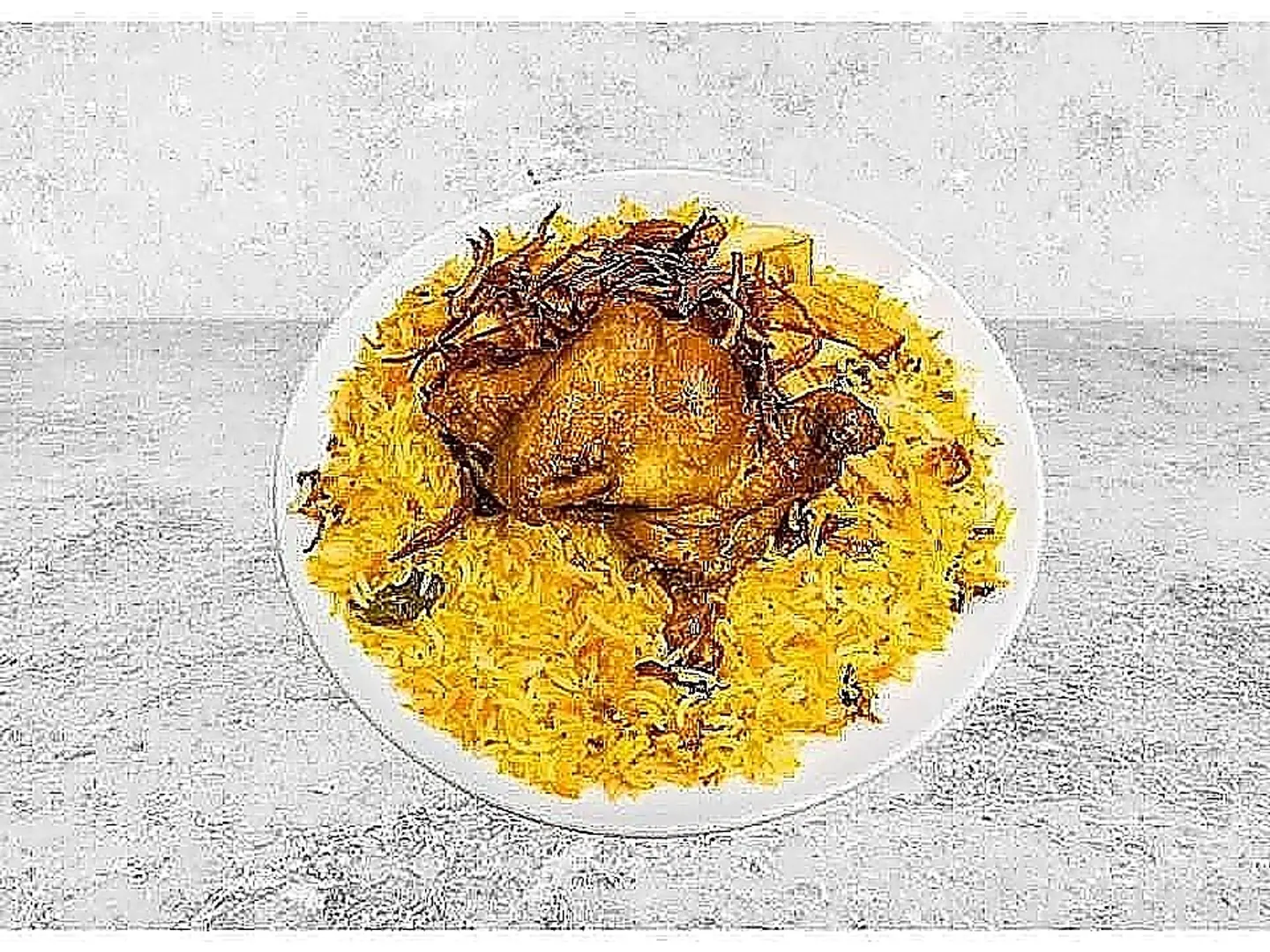 Grilled Chicken With Biryani Rice