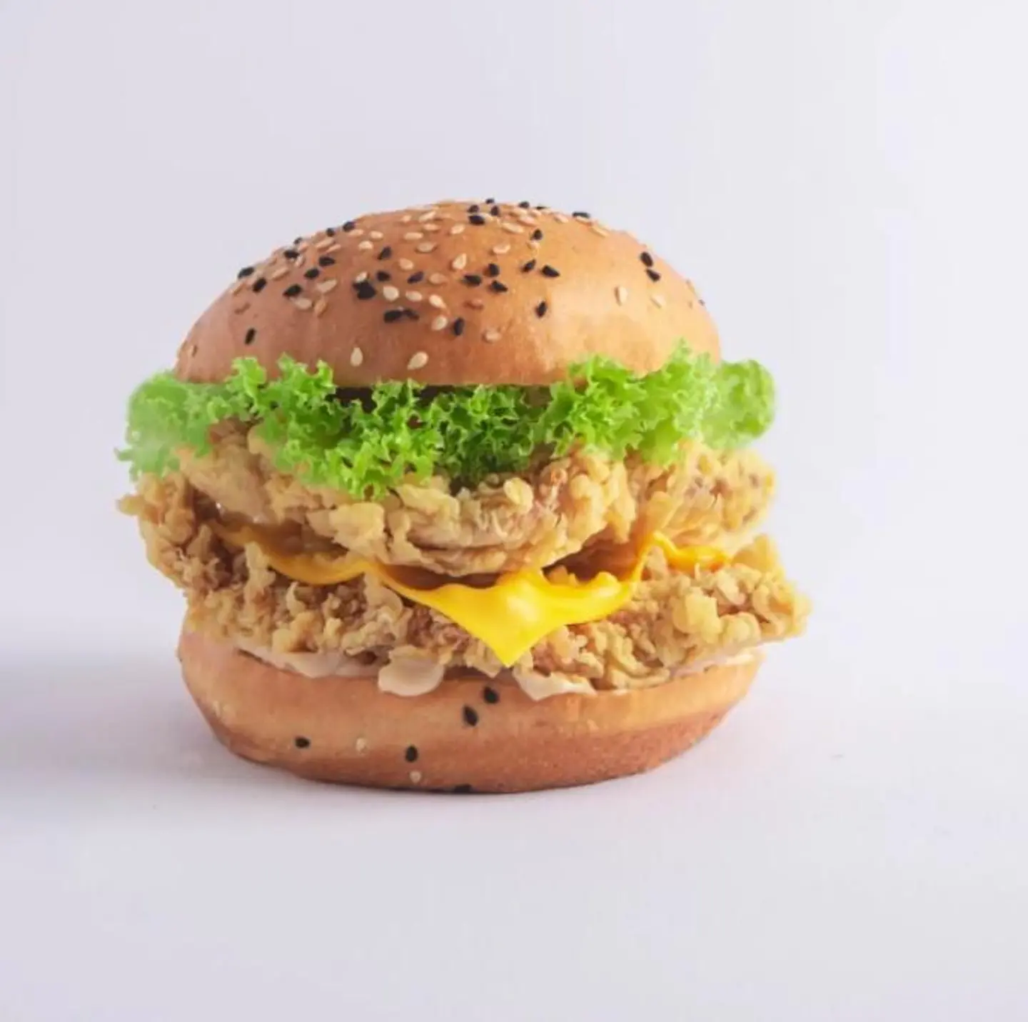 برجر كرسبي دجاج دبل