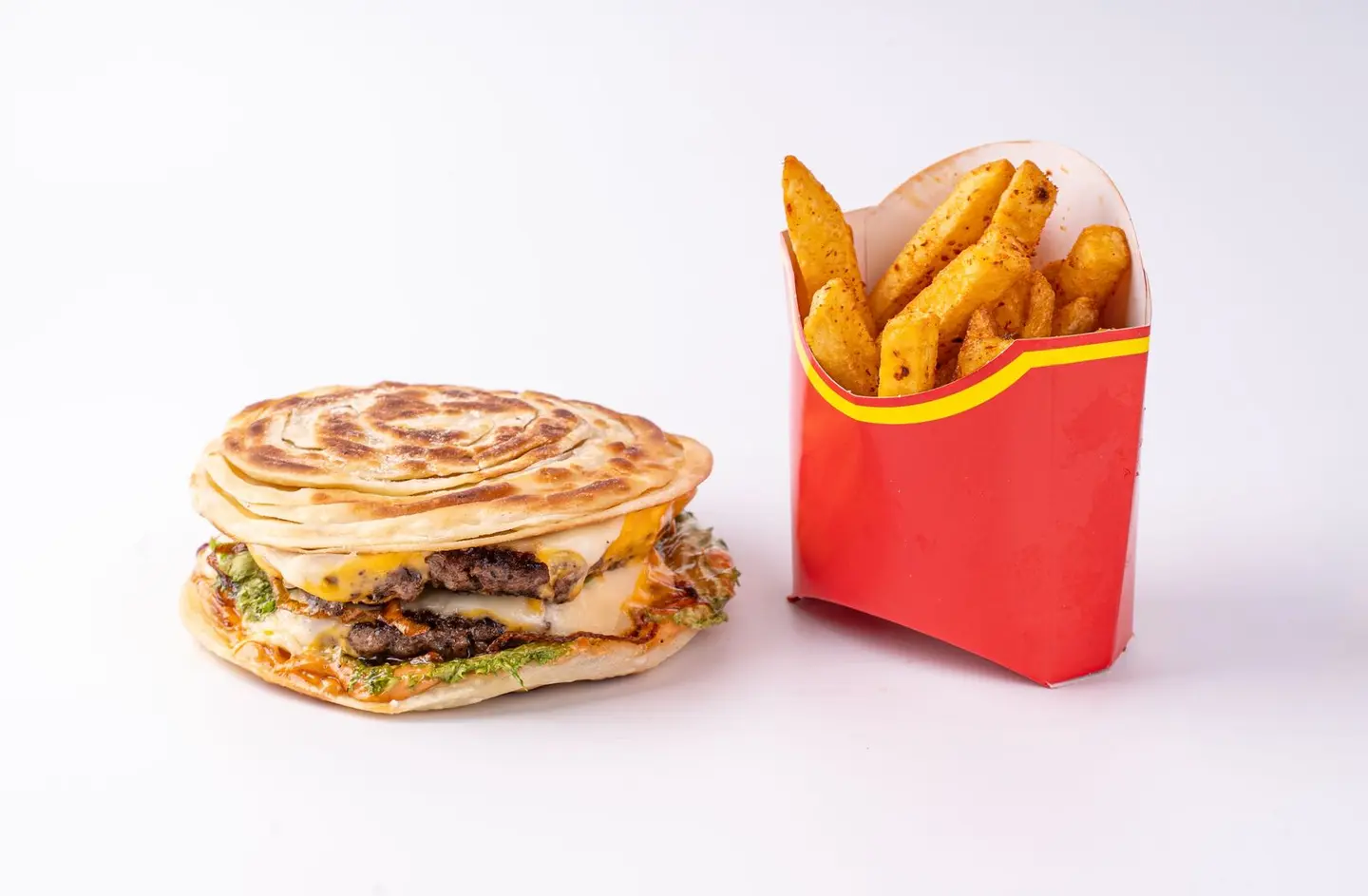 وجبة براتا برجر دبل