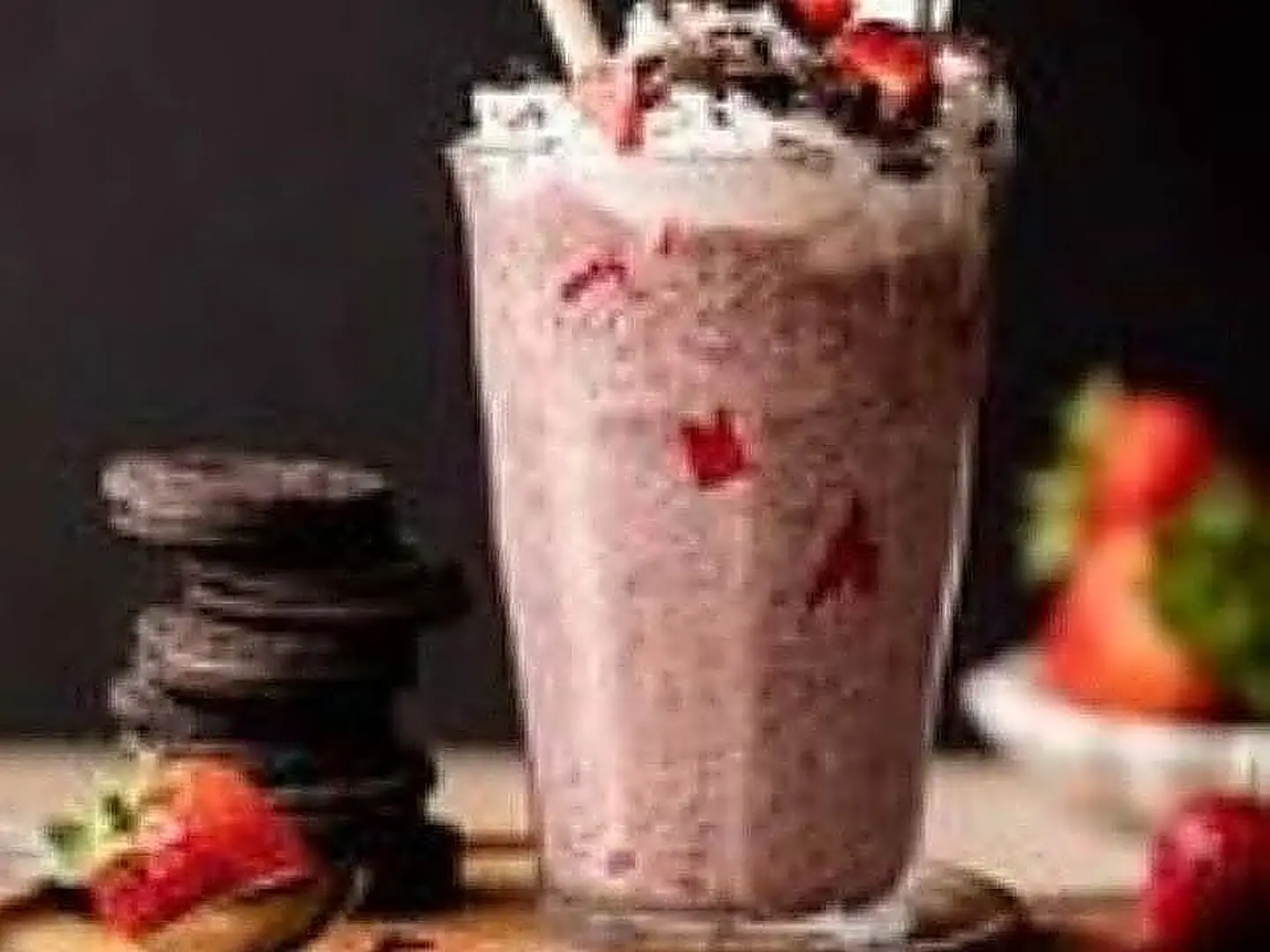 ميلك شيك فراولة