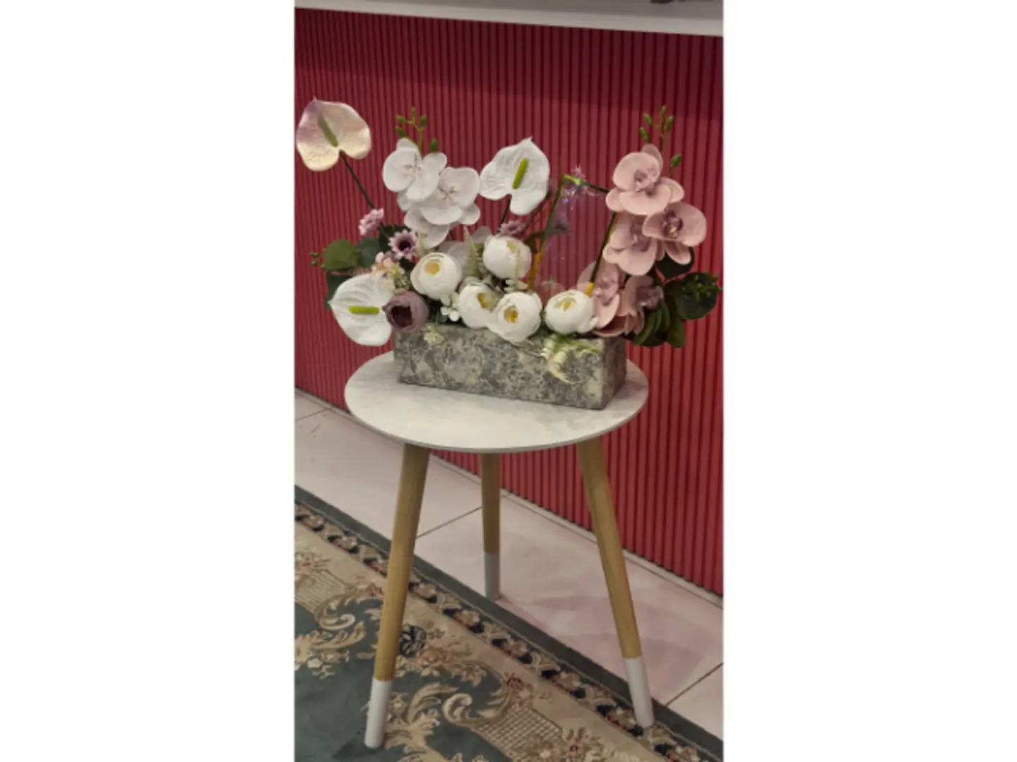 Elegant Vase Artificial Rose