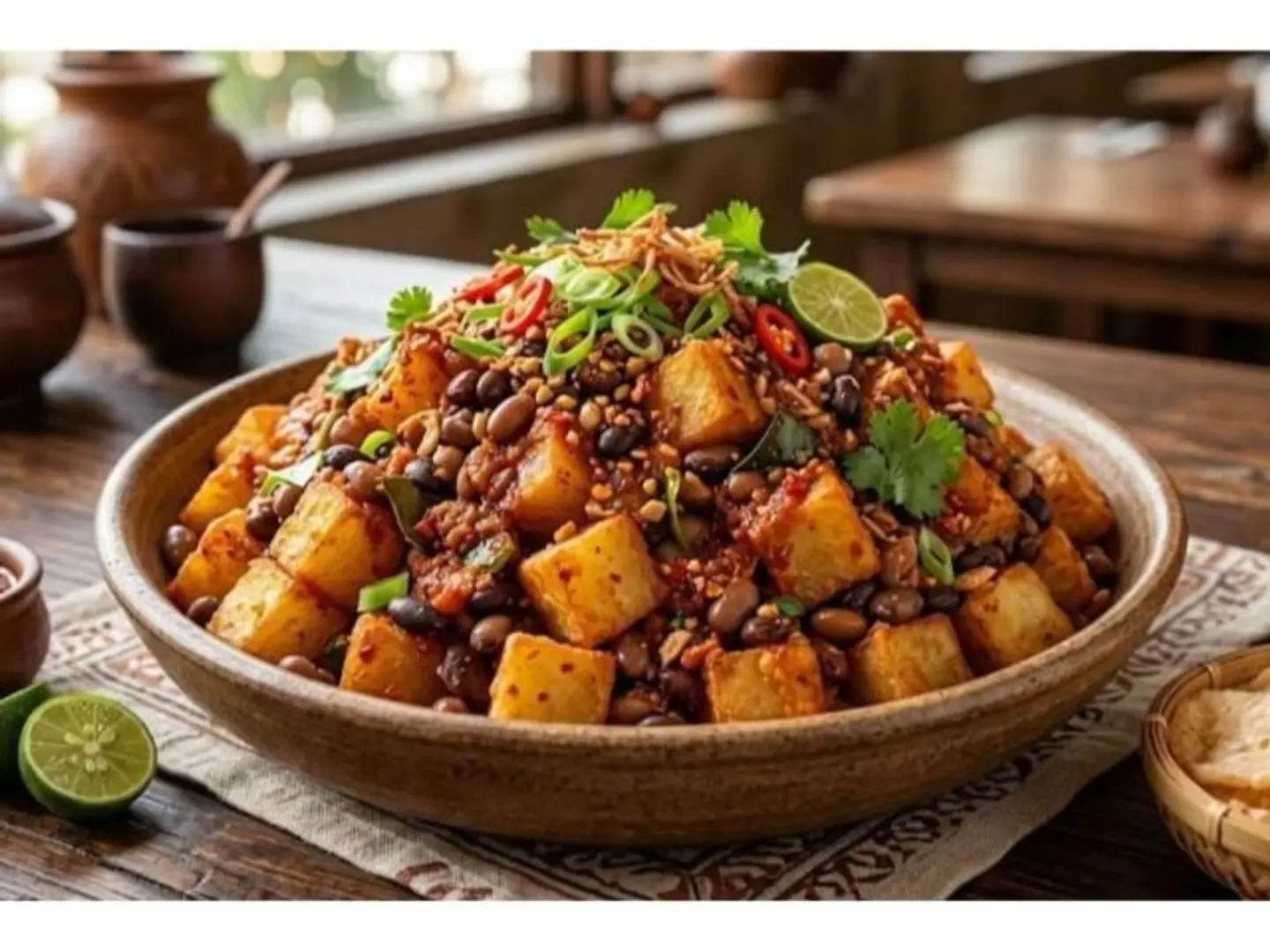 Seasoned Potato Cubes