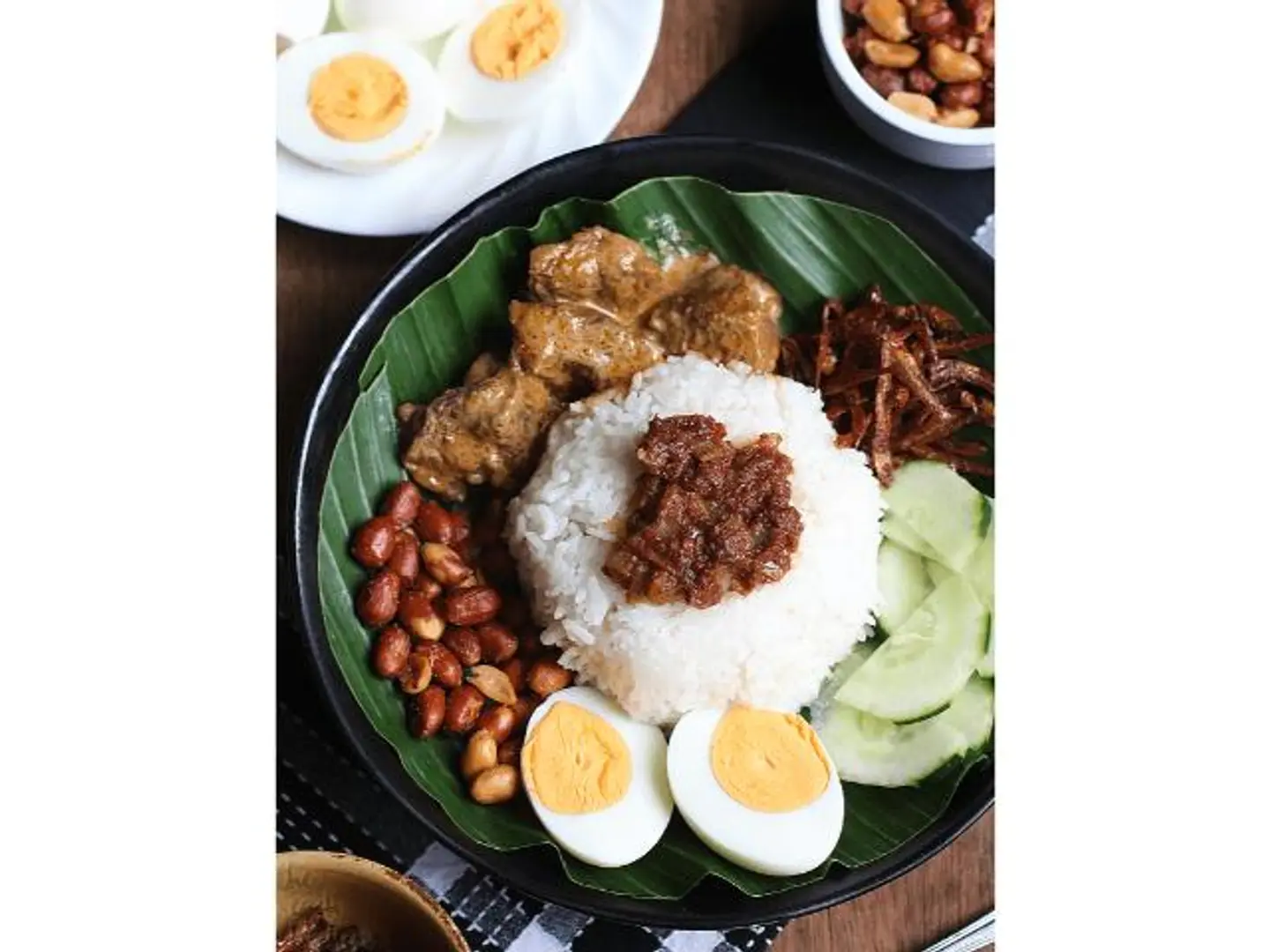 Nasi Lemak Beef Rendang