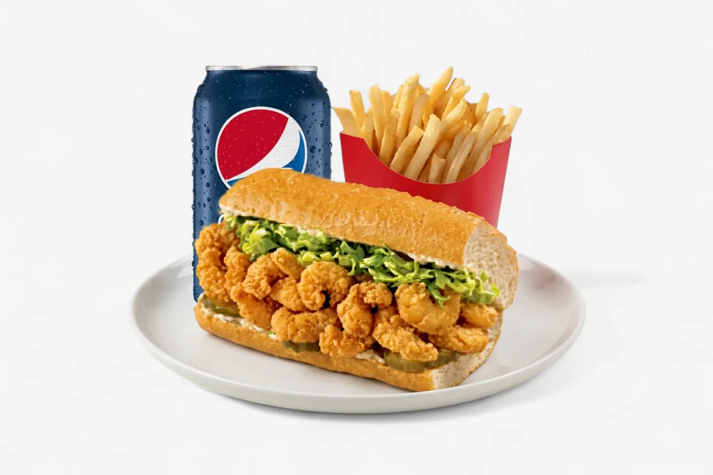 Shrimp Sandwich Meal