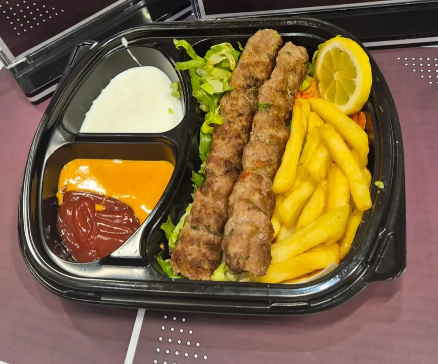 Lamb Kebab Platter