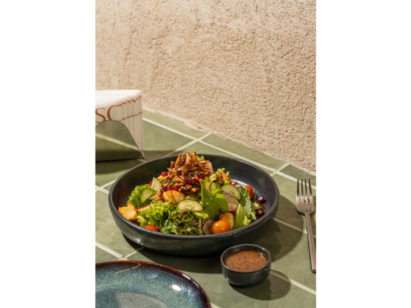 Green Halloumi Salad