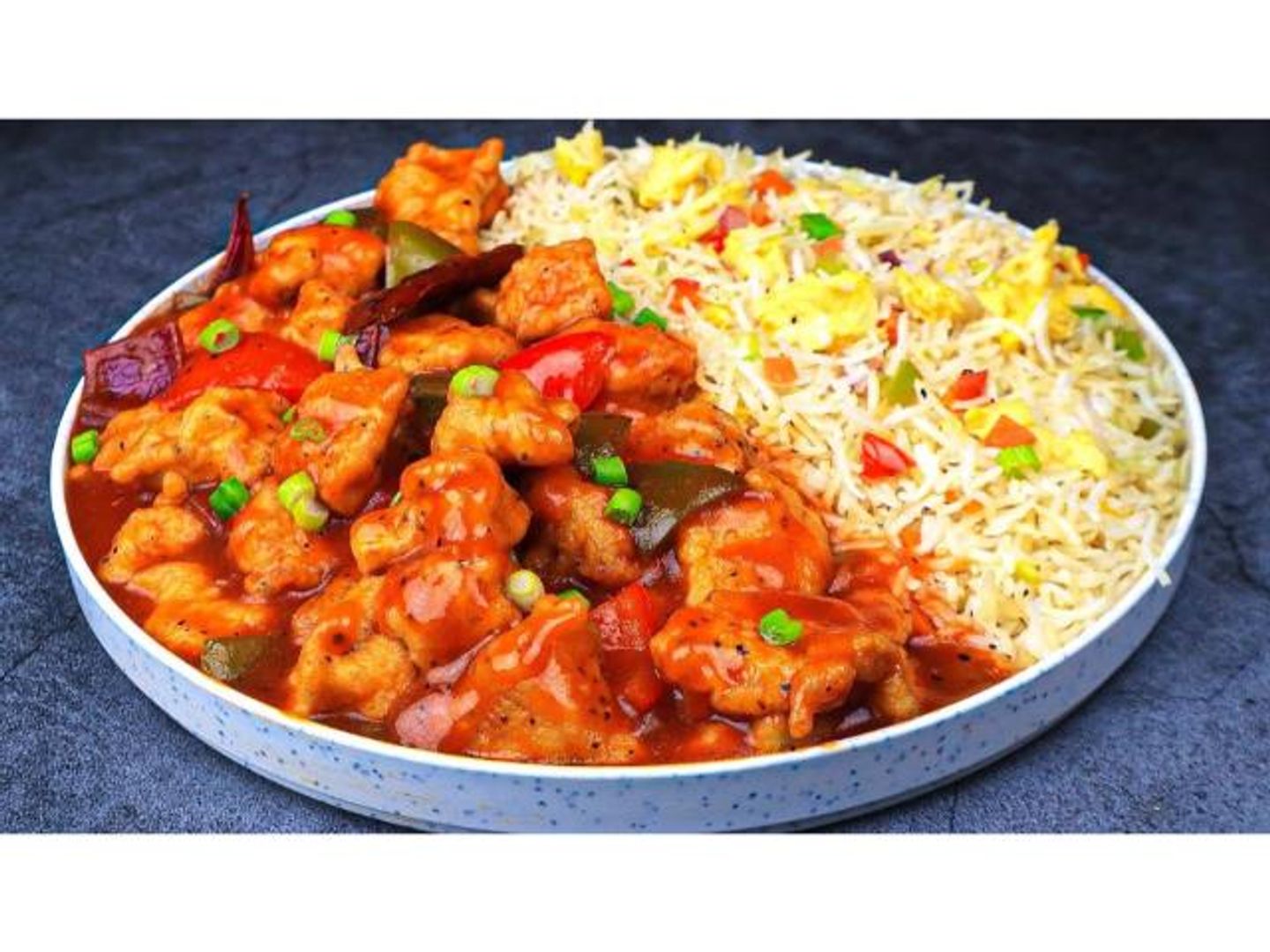 أرز منشورين بالدجاج