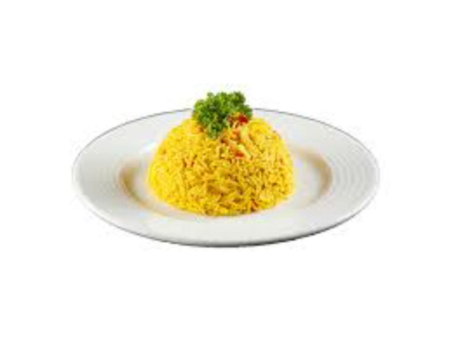 A Small Plate Of Rice