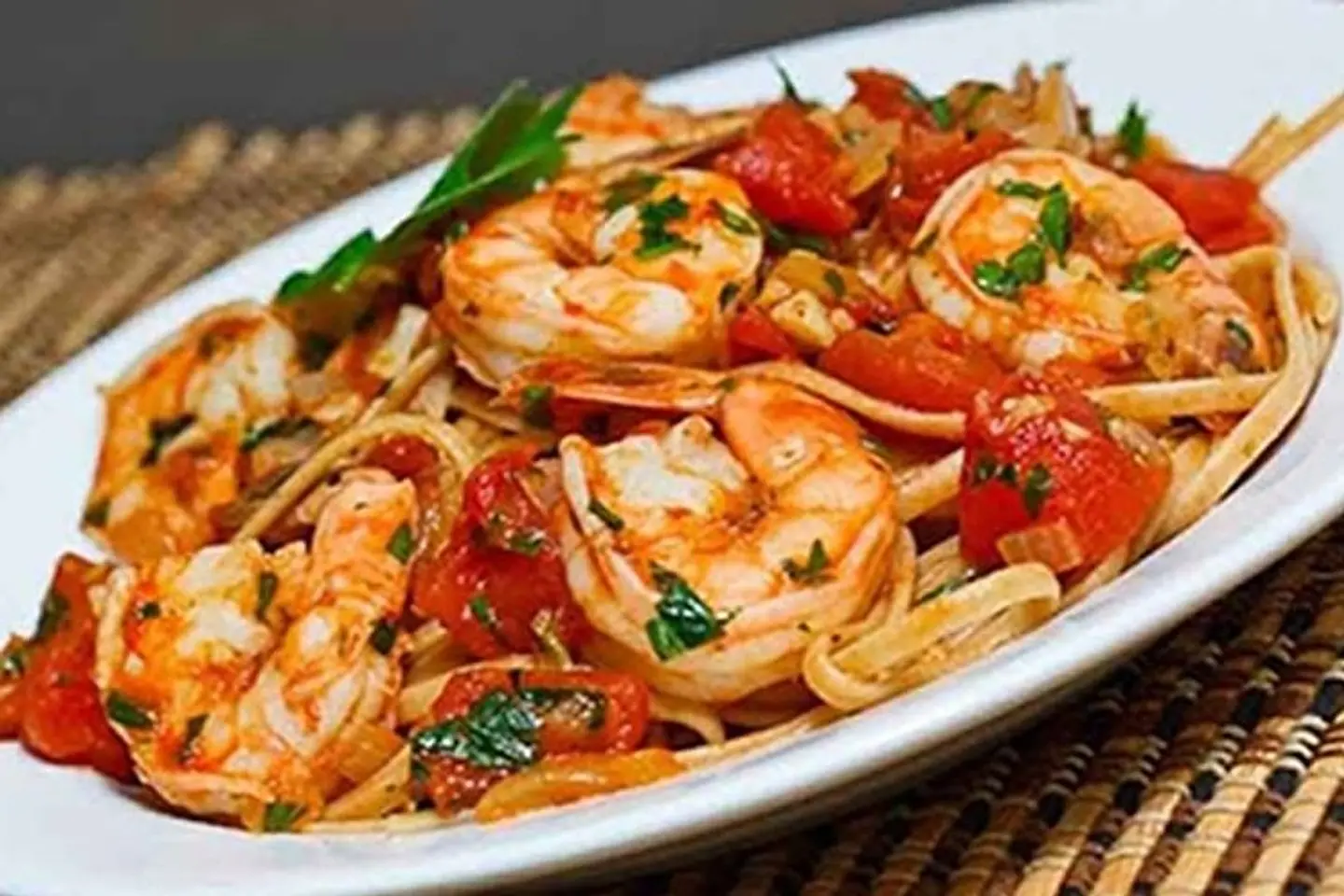 Spaghetti Seafood Red Sauce