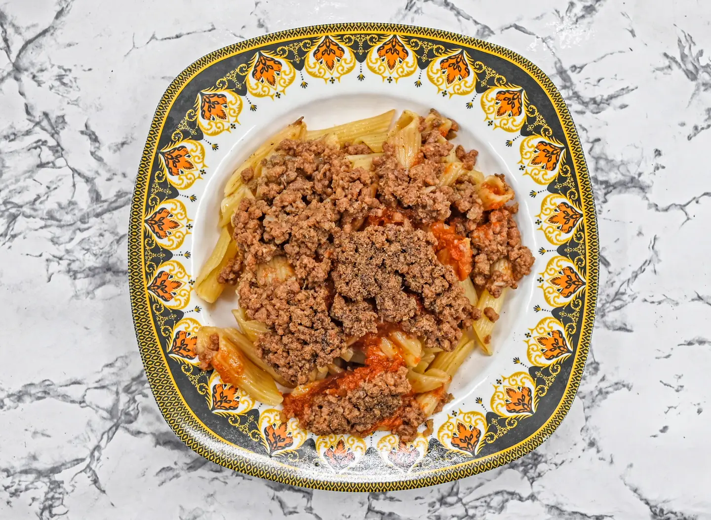 مكرونة لحمة