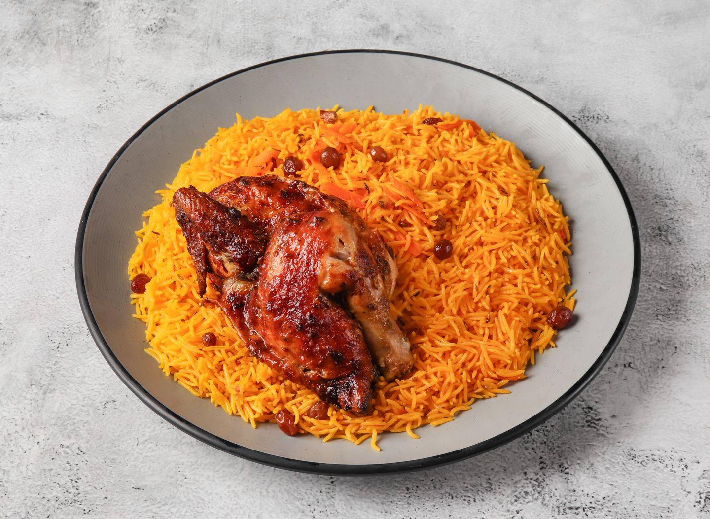 نصف دجاج شواية