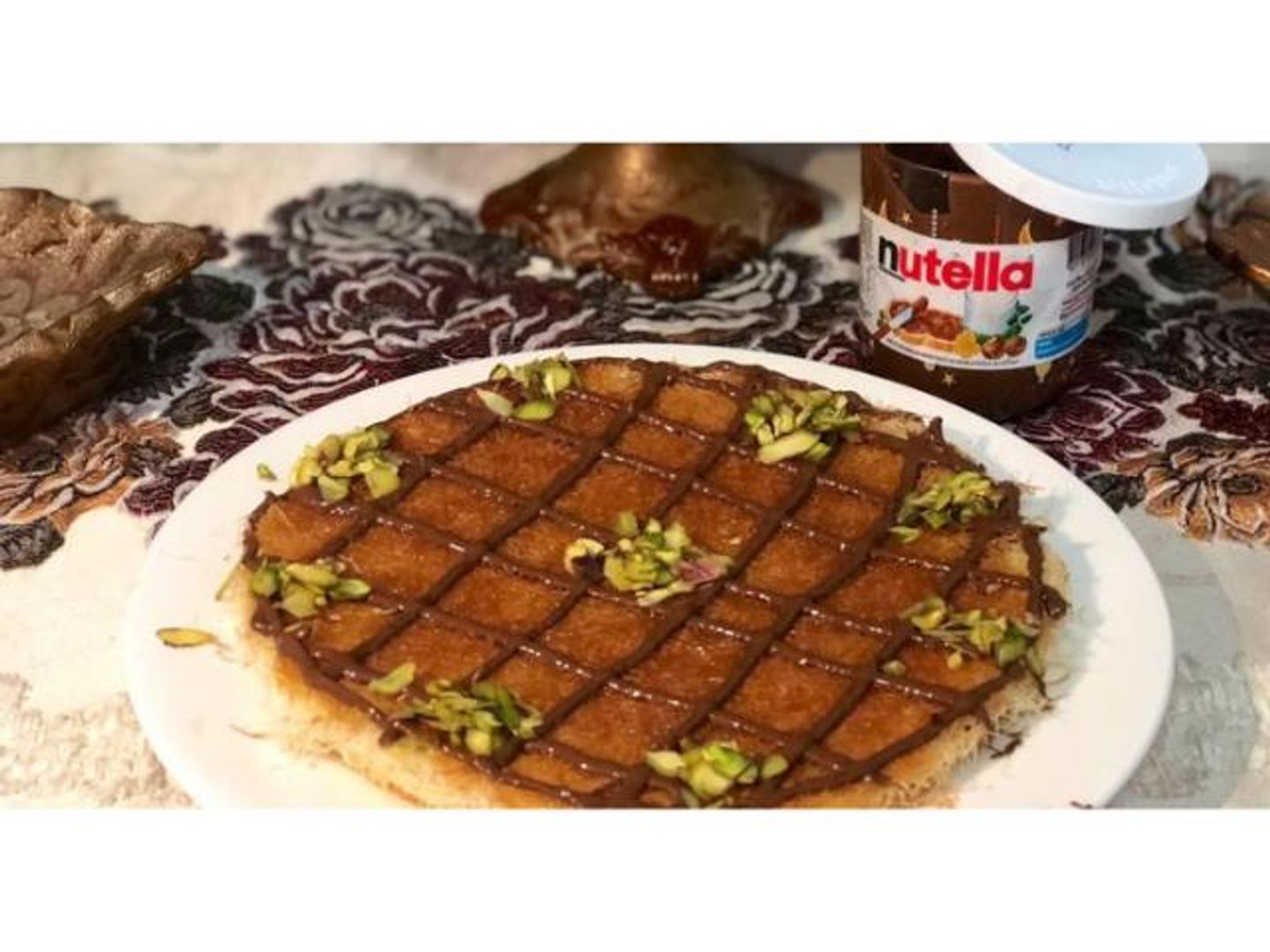 كنافة بالنوتيلا