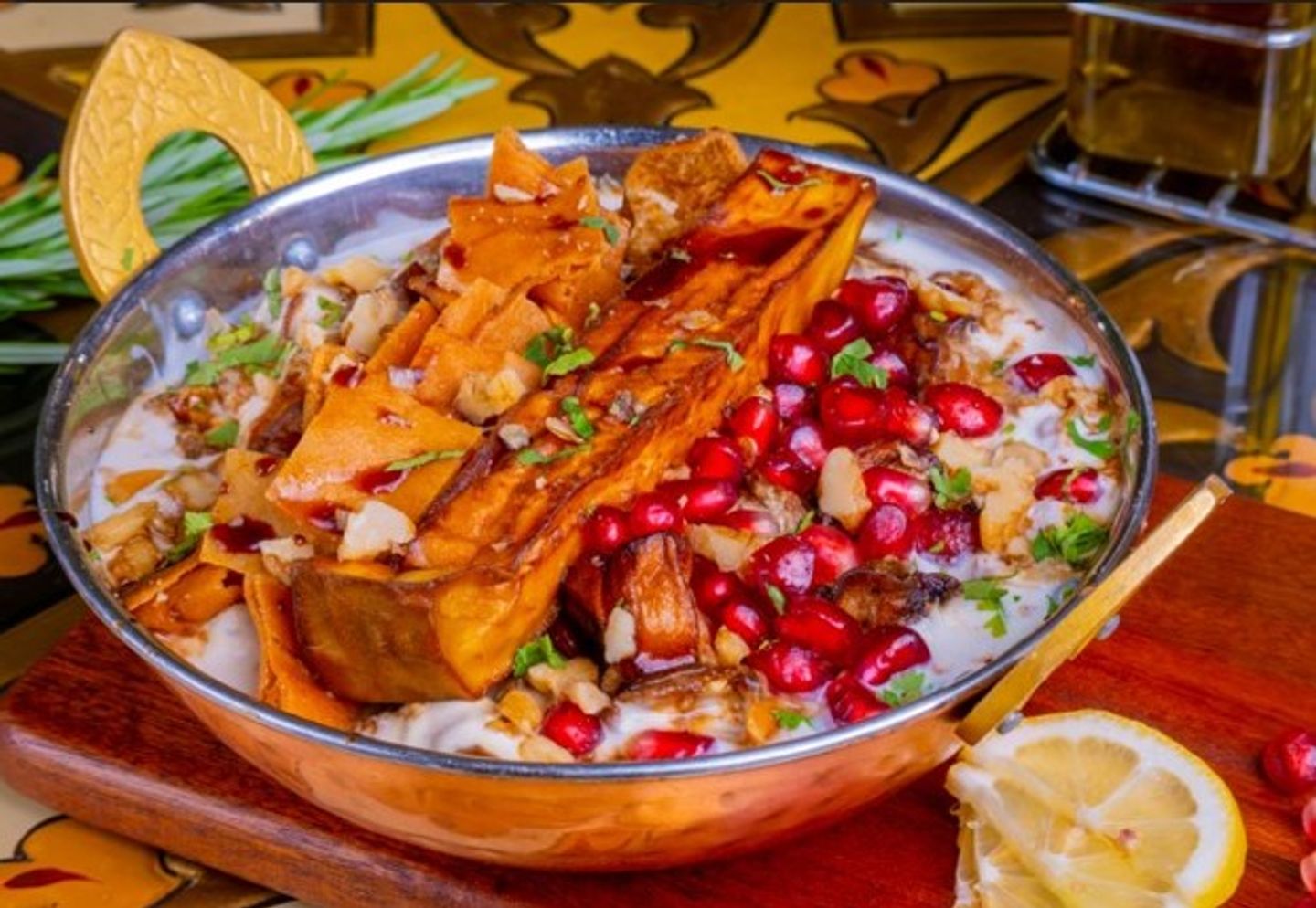 فتة باذنجان