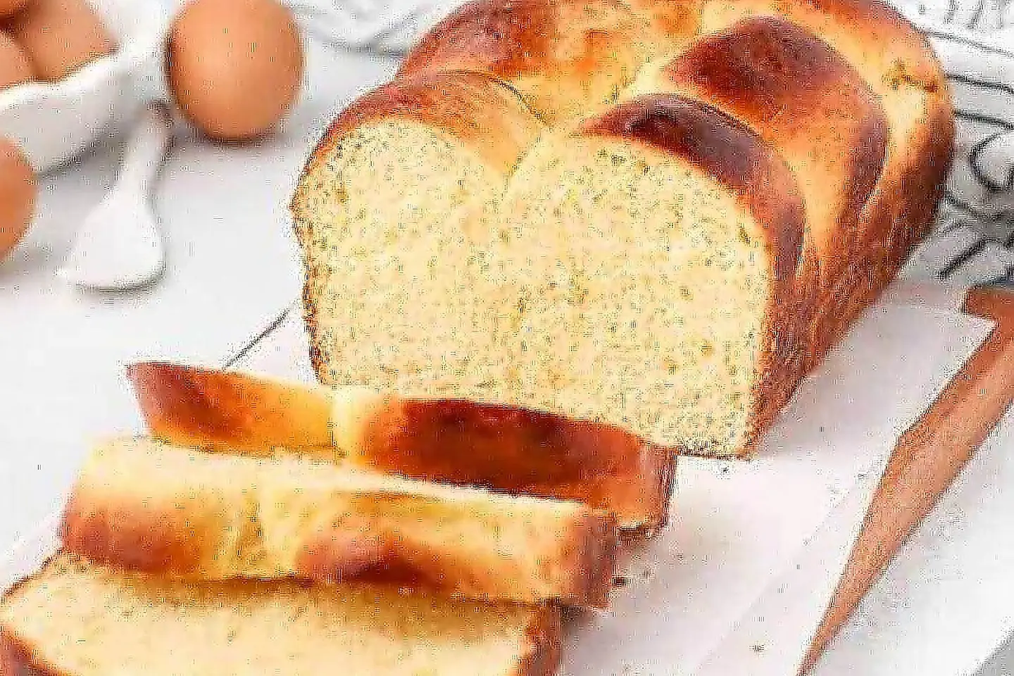 خبز بريوش فرنسي