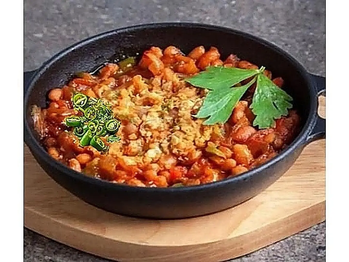 Beans With Eggs