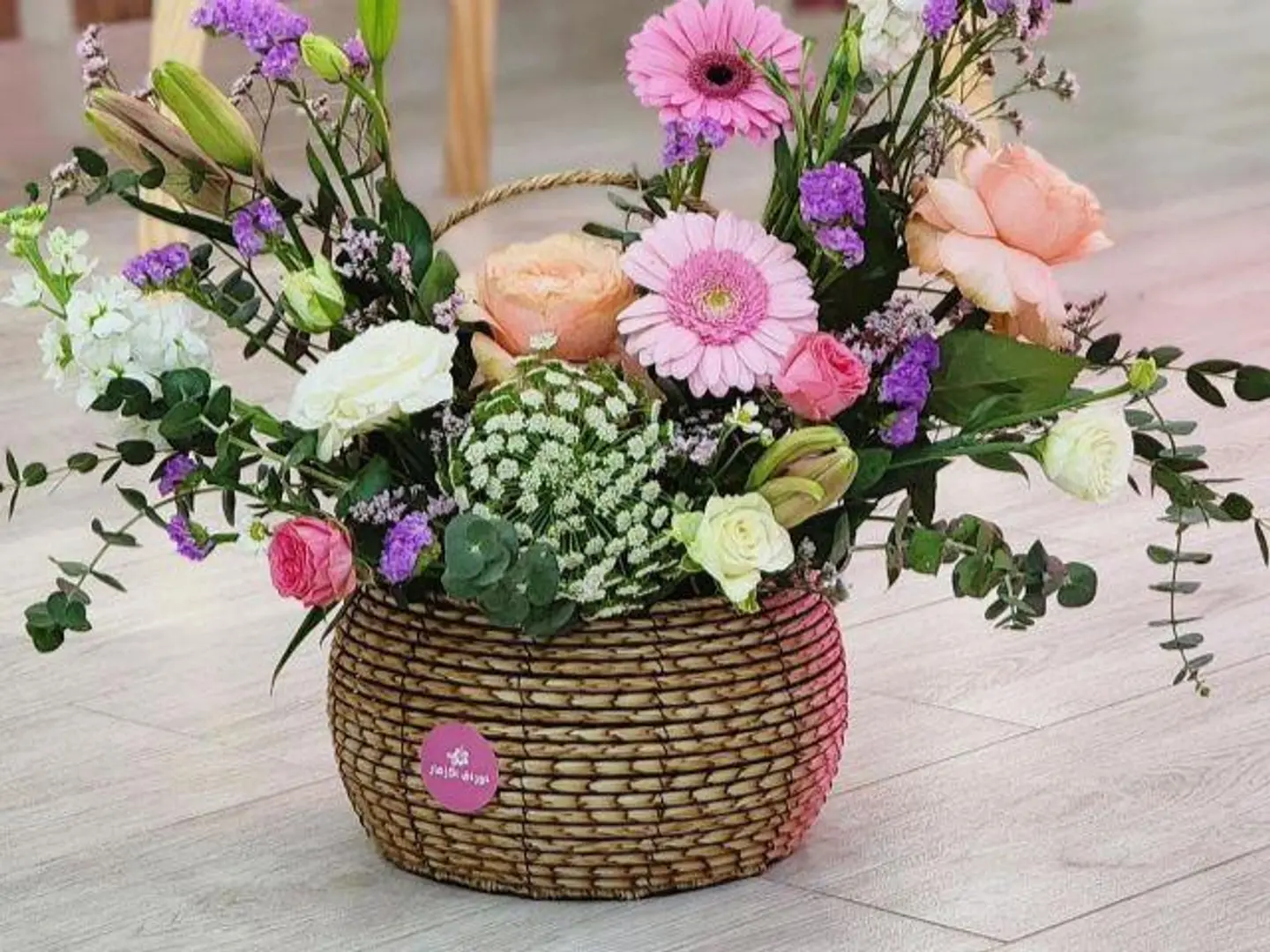 Rose Elegance Basket