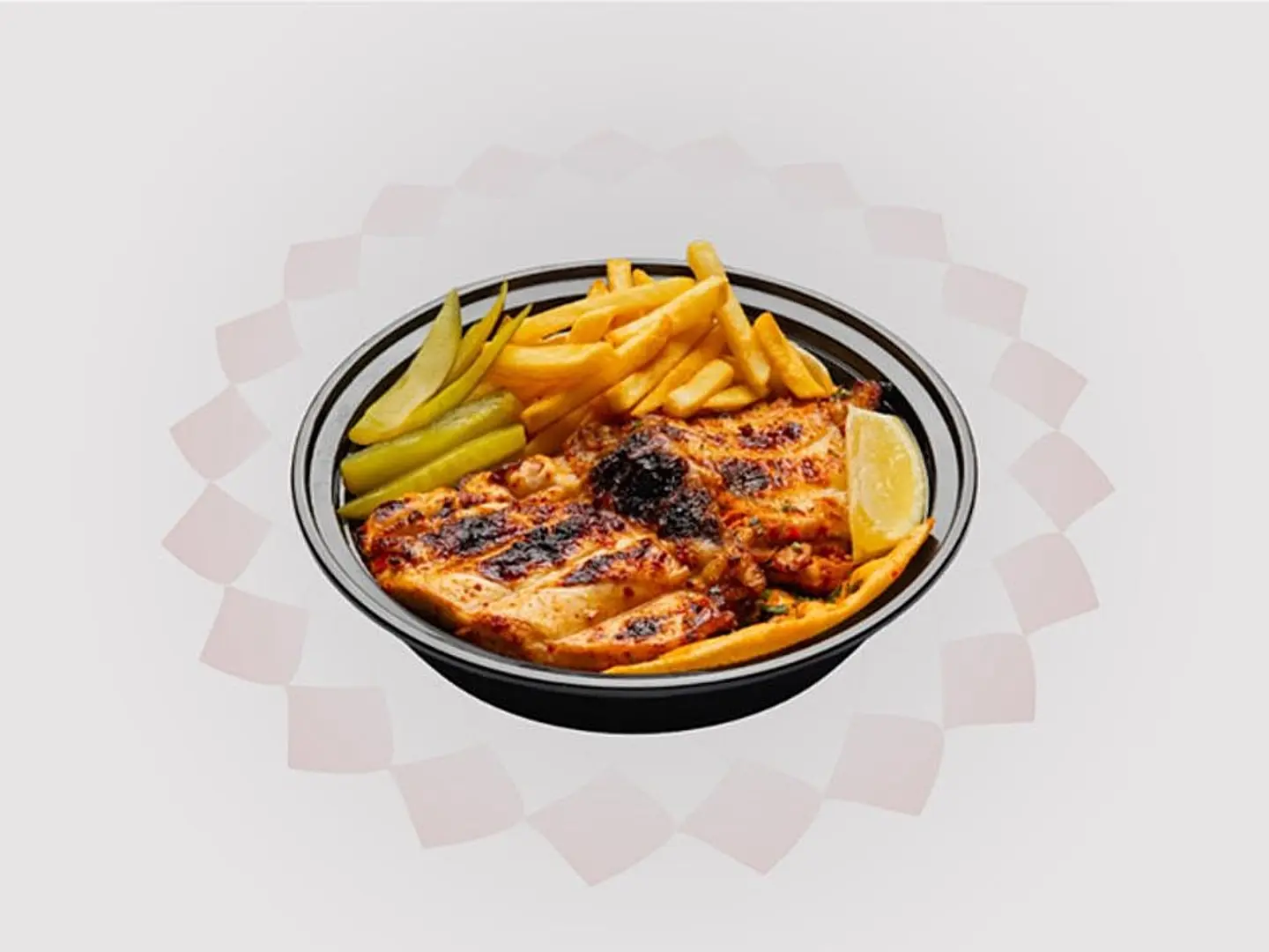 نصف فروج مسحـــب