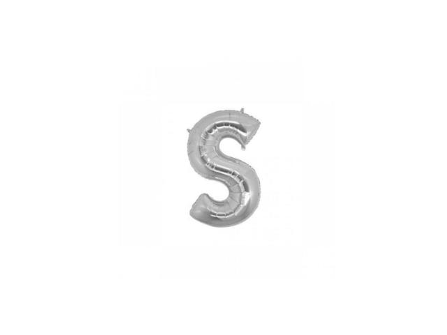 Balloon Letter S Silver