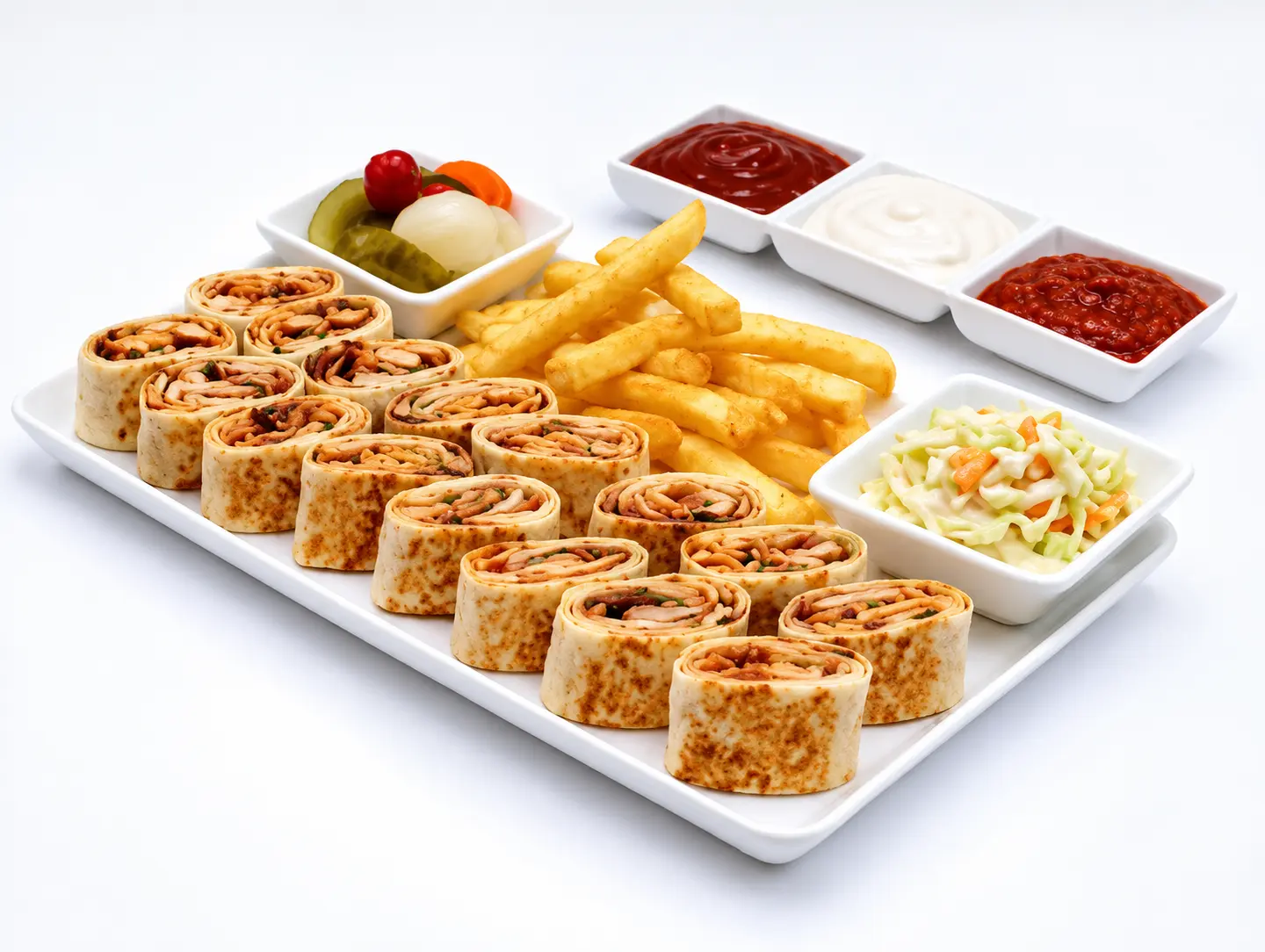 Double Arabic Shawarma Plate