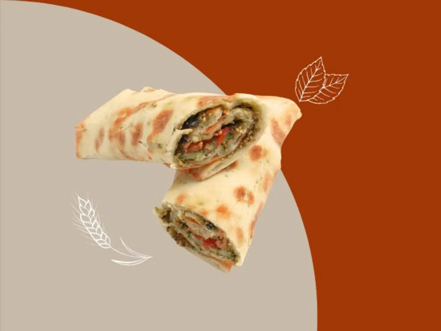 Mankousha Zaatar With Vegetable