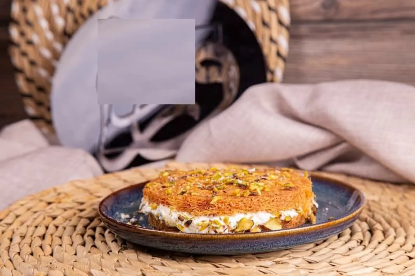 كنافه بالقشطه