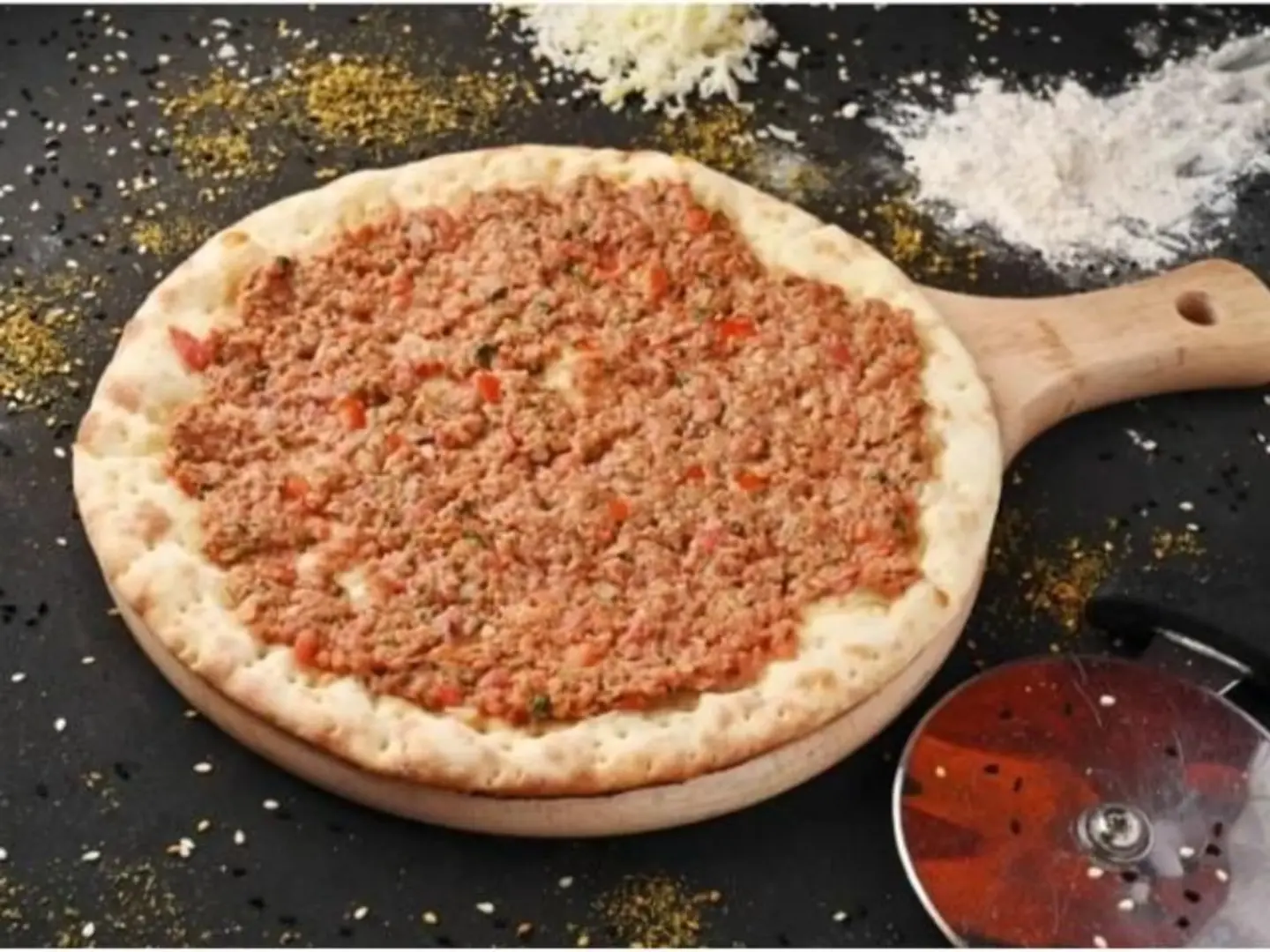 منقوشه لحم ساده