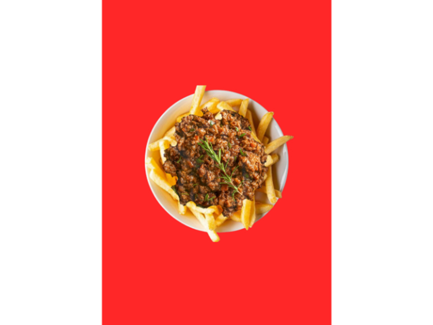 Fries Cup With Minced Beef