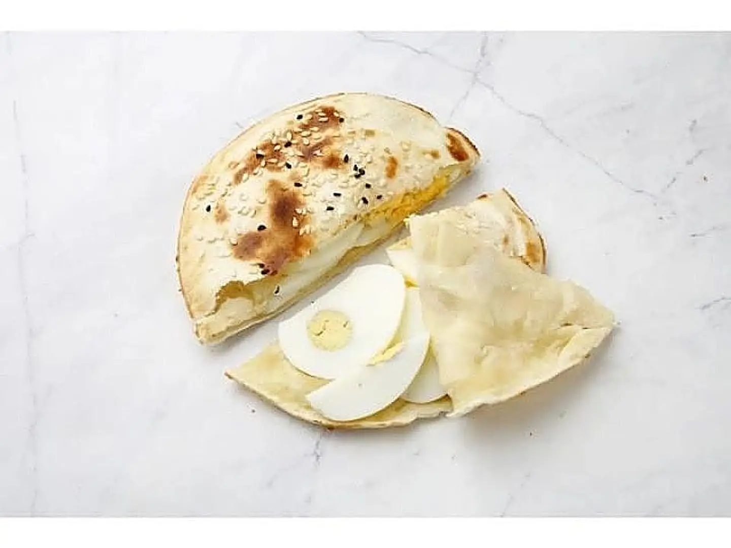 فطيرة بيض مسلوق