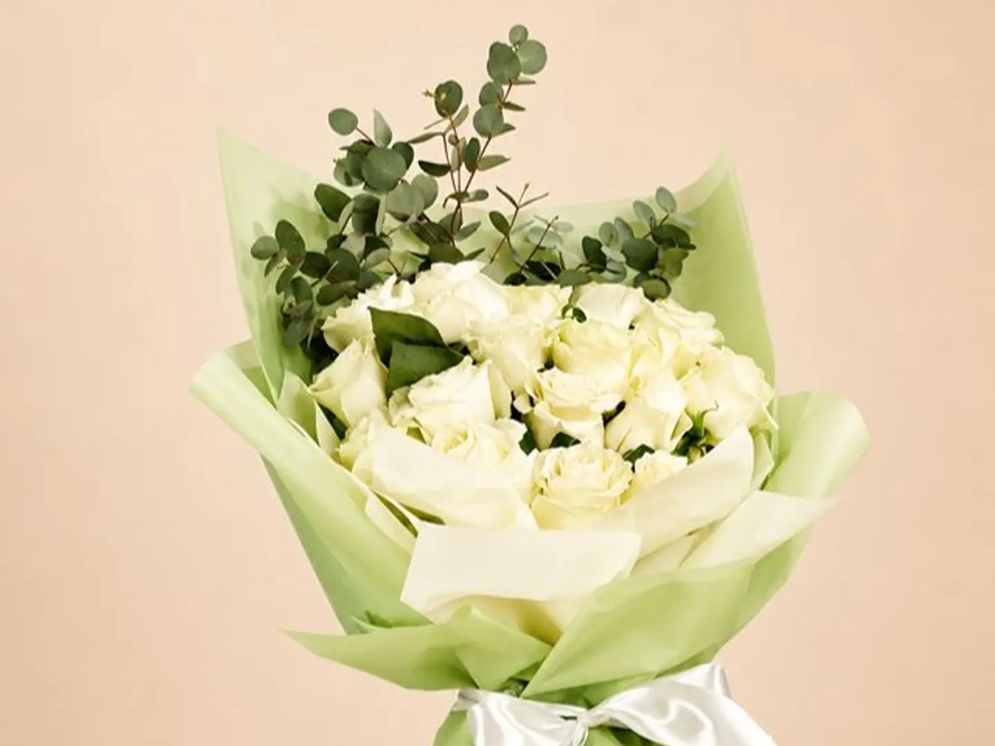 Delicate White Rose Bouquet