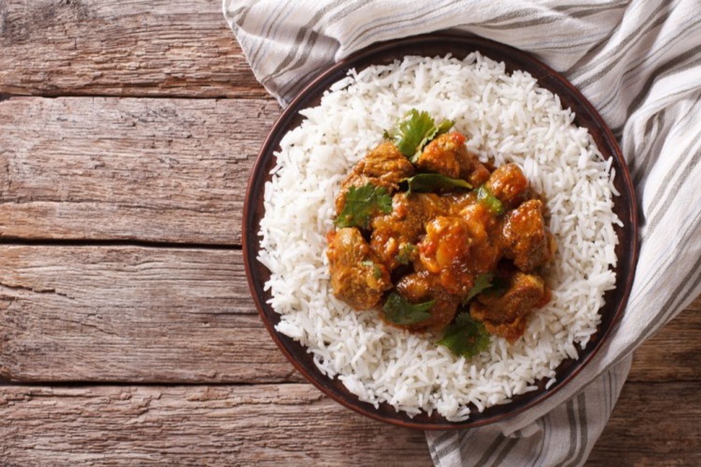 Meat Curry With Rice