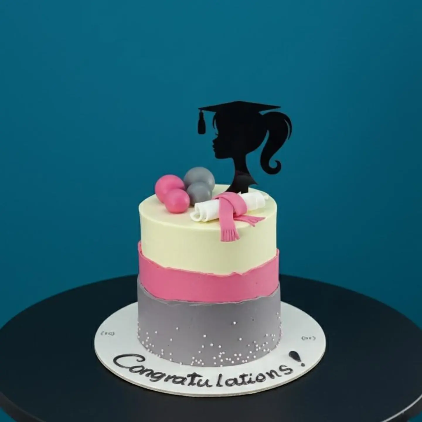 Graduation Pink Cake