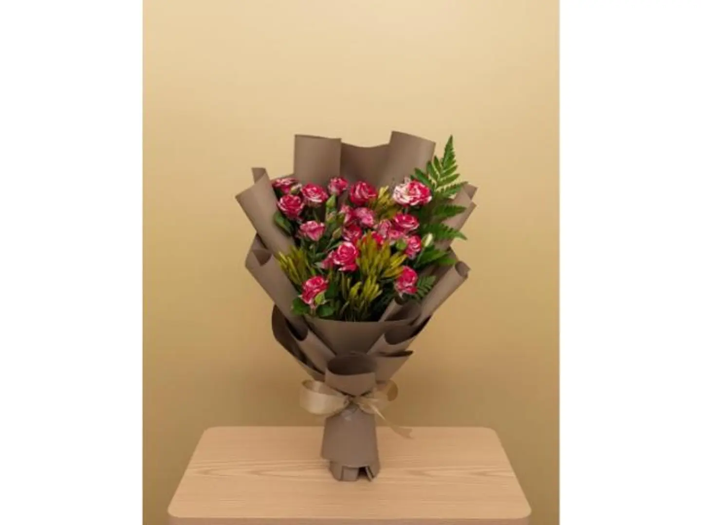 Three Spray Roses With Accessories 347